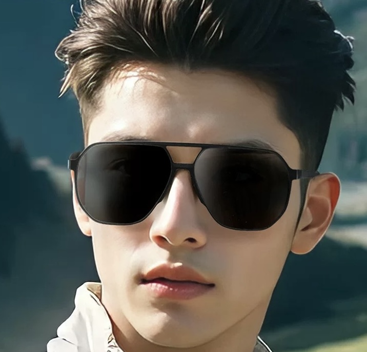 ♦️LV 2025新款男女情侣款太阳镜多边形墨镜iP电镀永不褪色 超轻超有弹性整幅眼镜无螺丝重要的是压不