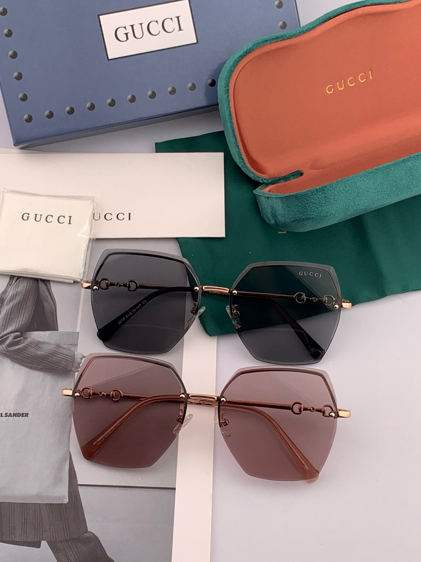  GUCCI-古驰意大利进口🇮🇹2025时尚潮流奢华装饰太阳眼镜 尼龙偏光高清太阳镜明星海报款 超高复杂