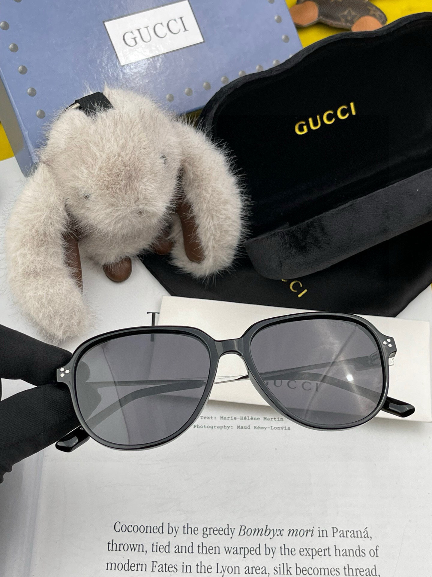 🔺 【GUCCI】2025开春新款 潮流爆款 时尚方框偏光太阳镜 高品质 佩戴舒适 网红潮款墨镜 女士高