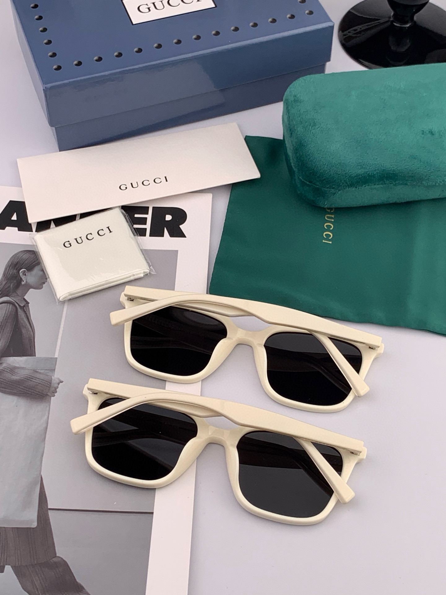  🔺 【GUCCI-偏光太阳镜】2025开春新款 潮流爆款 时尚圆框偏光太阳镜 高品质 佩戴舒适 网红潮