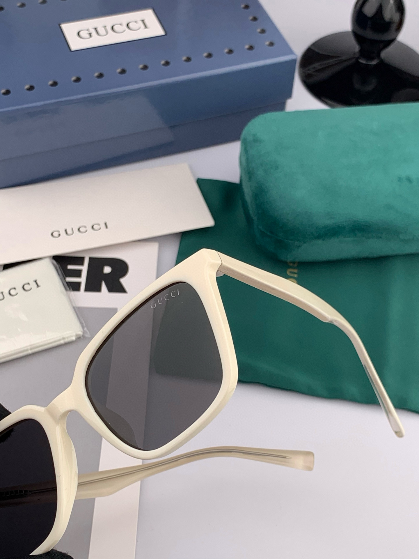  🔺 【GUCCI-偏光太阳镜】2025开春新款 潮流爆款 时尚圆框偏光太阳镜 高品质 佩戴舒适 网红潮
