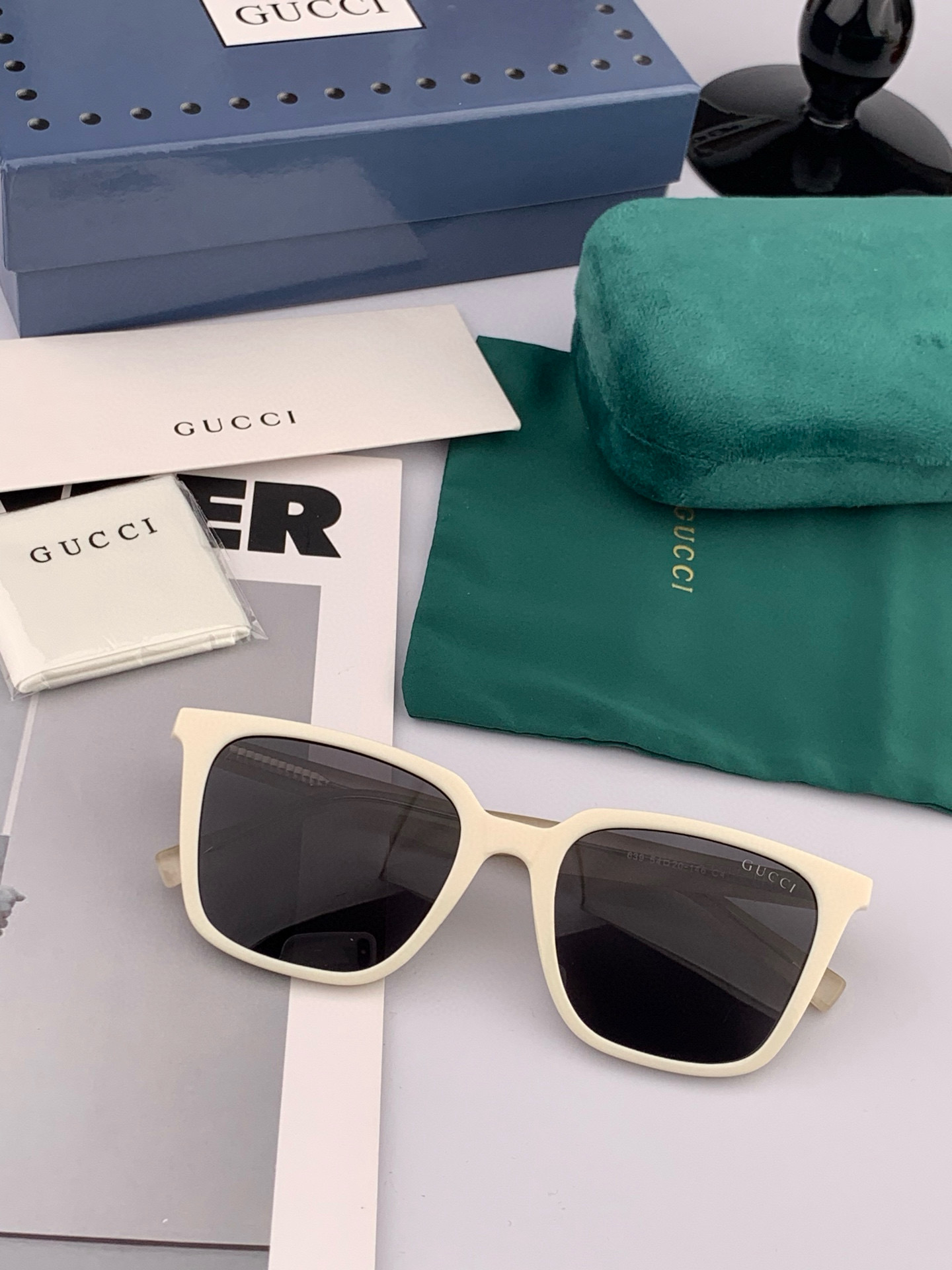  🔺 【GUCCI-偏光太阳镜】2025开春新款 潮流爆款 时尚圆框偏光太阳镜 高品质 佩戴舒适 网红潮
