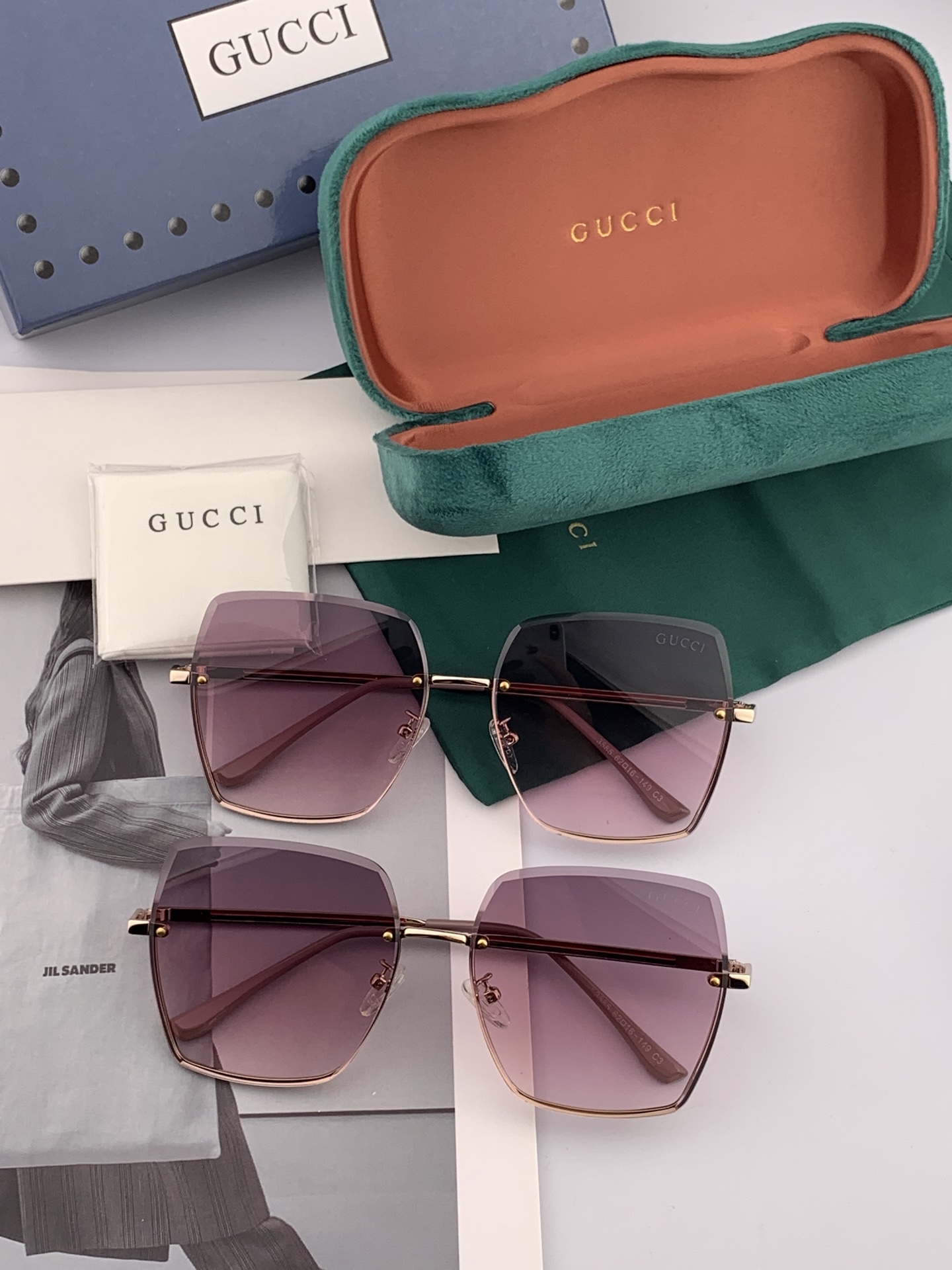  GUCCI-古驰意大利进口🇮🇹2025时尚潮流奢华装饰太阳眼镜 尼龙高清太阳镜明星海报款 超高复杂工艺