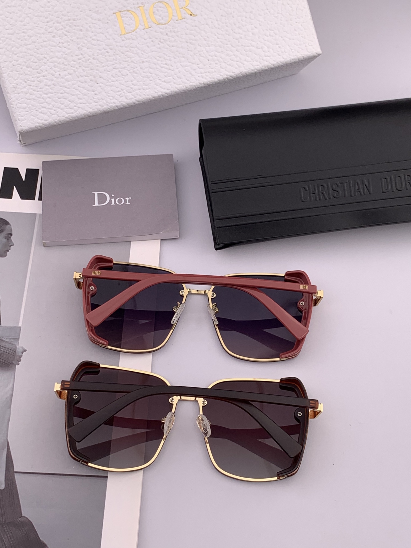  🔺 【DIOR-迪奥偏光太阳镜】2025开春新款 潮流爆款 时尚方框偏光太阳镜 高品质 佩戴舒适 网红