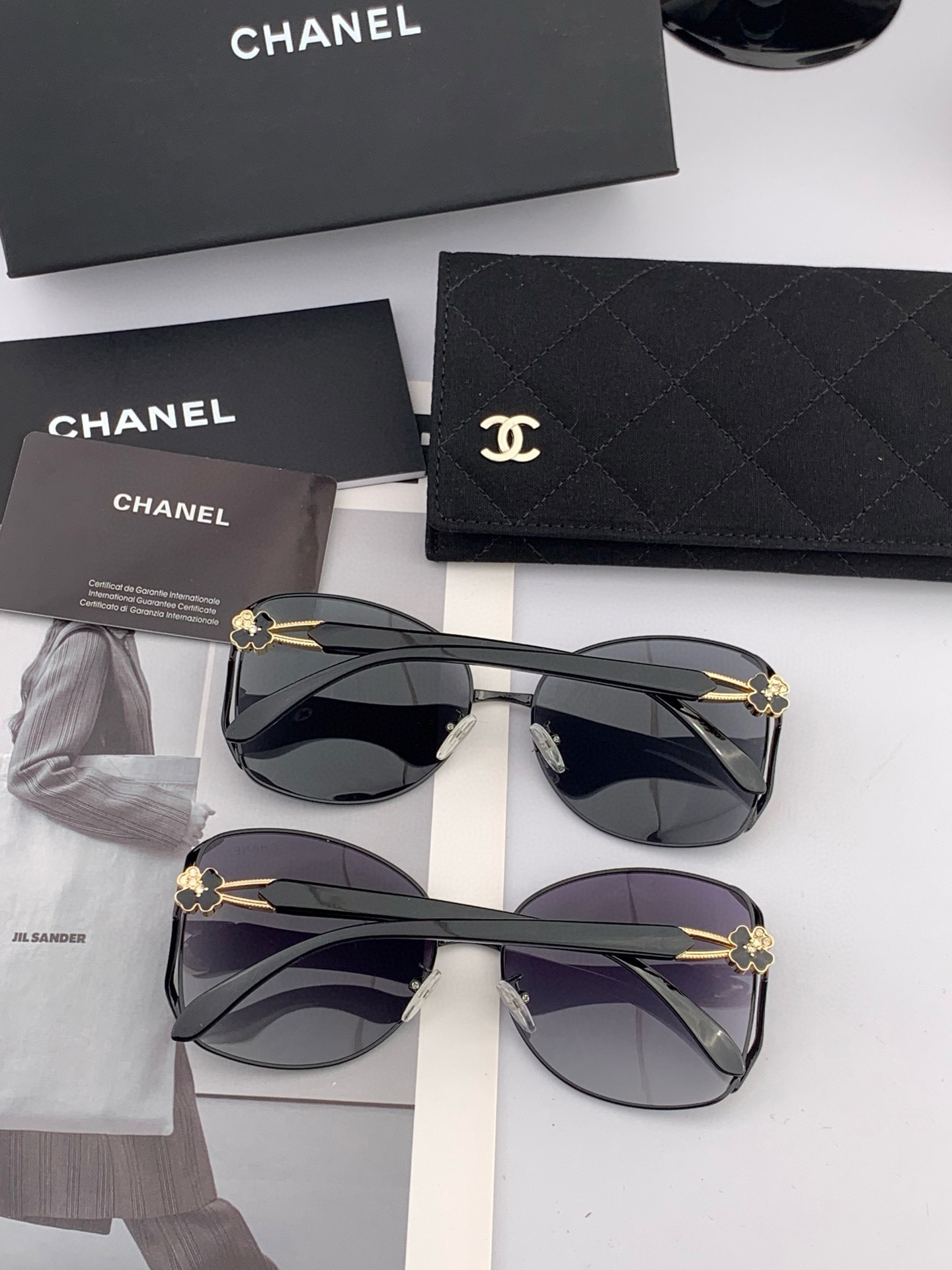 【CHANEL】香奈儿 2025新款山茶花潮流爆款 时尚圆框太阳镜 佩戴舒适 网红潮款墨镜  ♥️♥️型