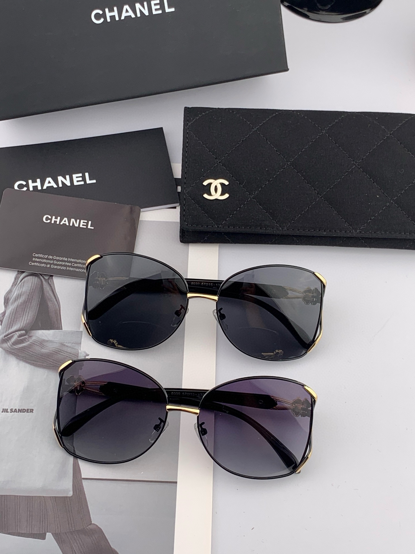 【CHANEL】香奈儿 2025新款山茶花潮流爆款 时尚圆框太阳镜 佩戴舒适 网红潮款墨镜  ♥️♥️型