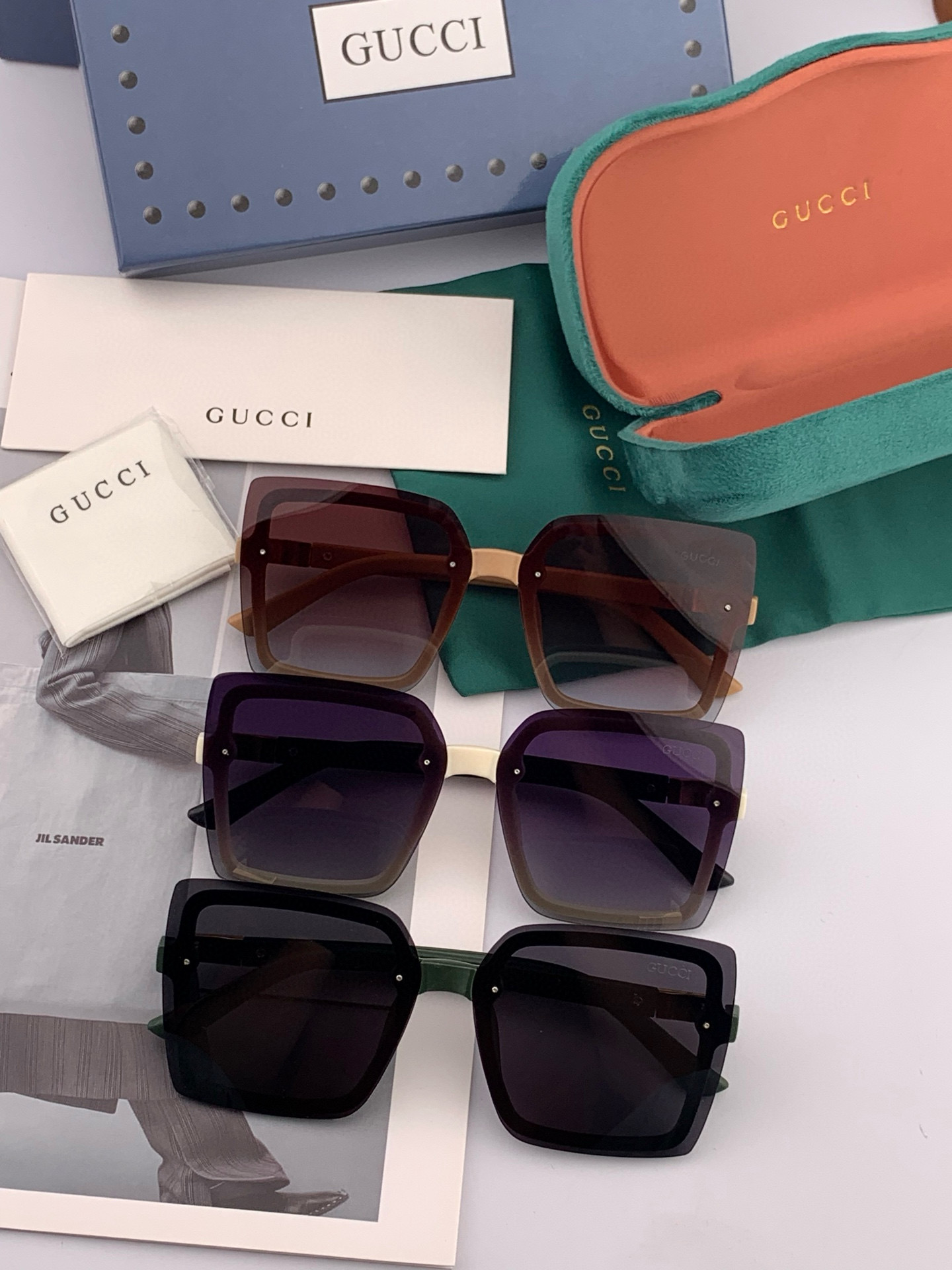    【TR偏光系列】Gucci   经典的方框设计，不挑脸型，无论搭配大衣还是连衣裙都非常显气质偏光镜