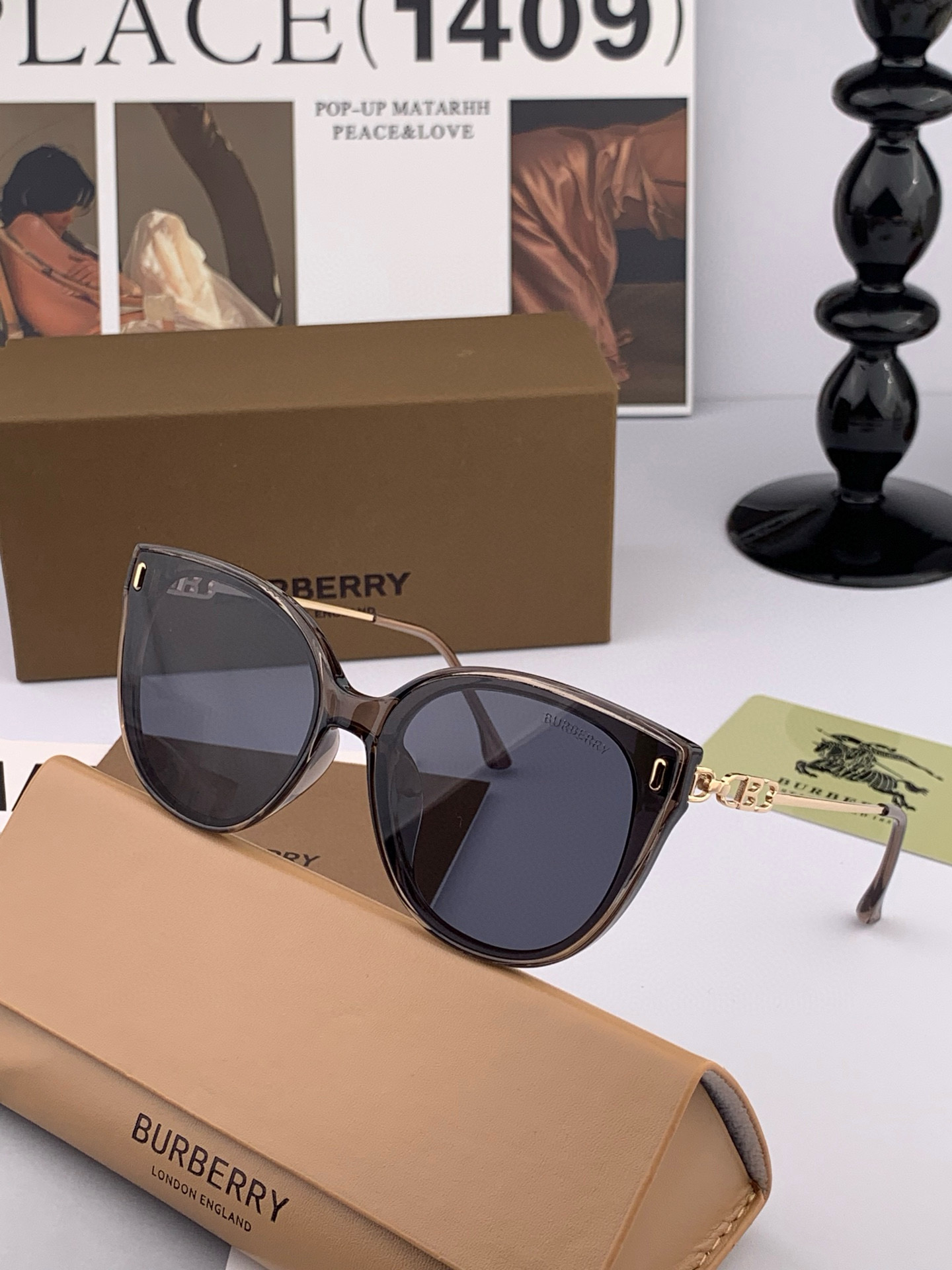 🔺 【GUCCI】2025开春新款 潮流爆款 时尚圆框偏光太阳镜 高品质 佩戴舒适 网红潮款墨镜 女士高