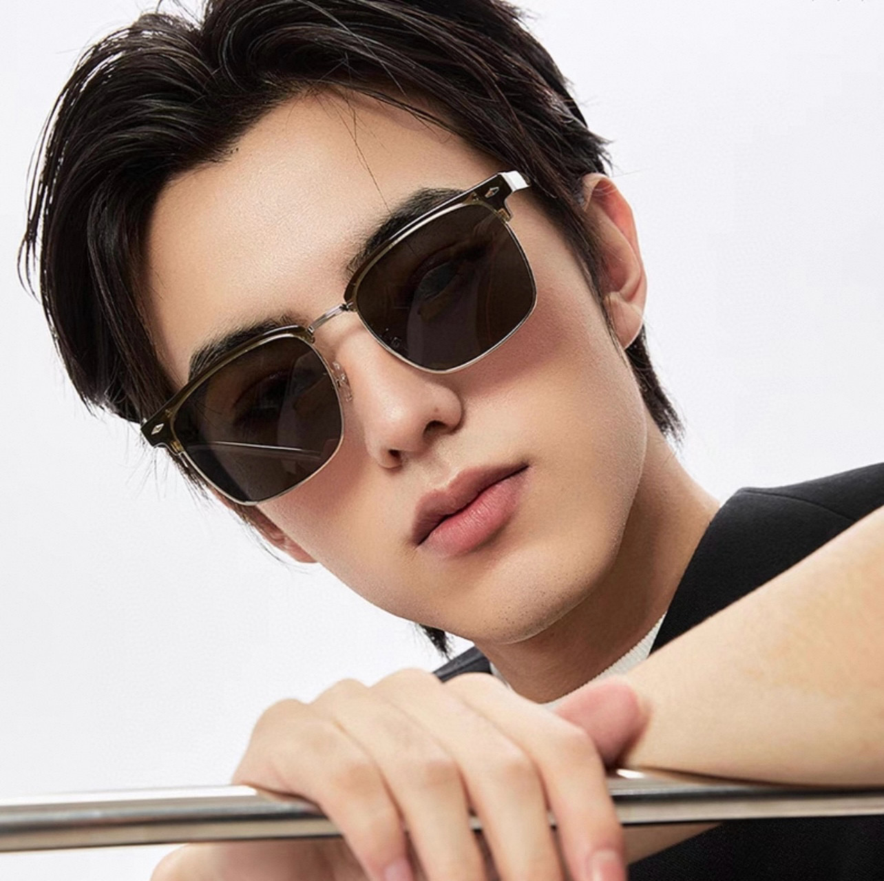  🔺 【GUCCI-偏光太阳镜】2025开春新款 潮流爆款 时尚方框偏光太阳镜 高品质 佩戴舒适 网红潮
