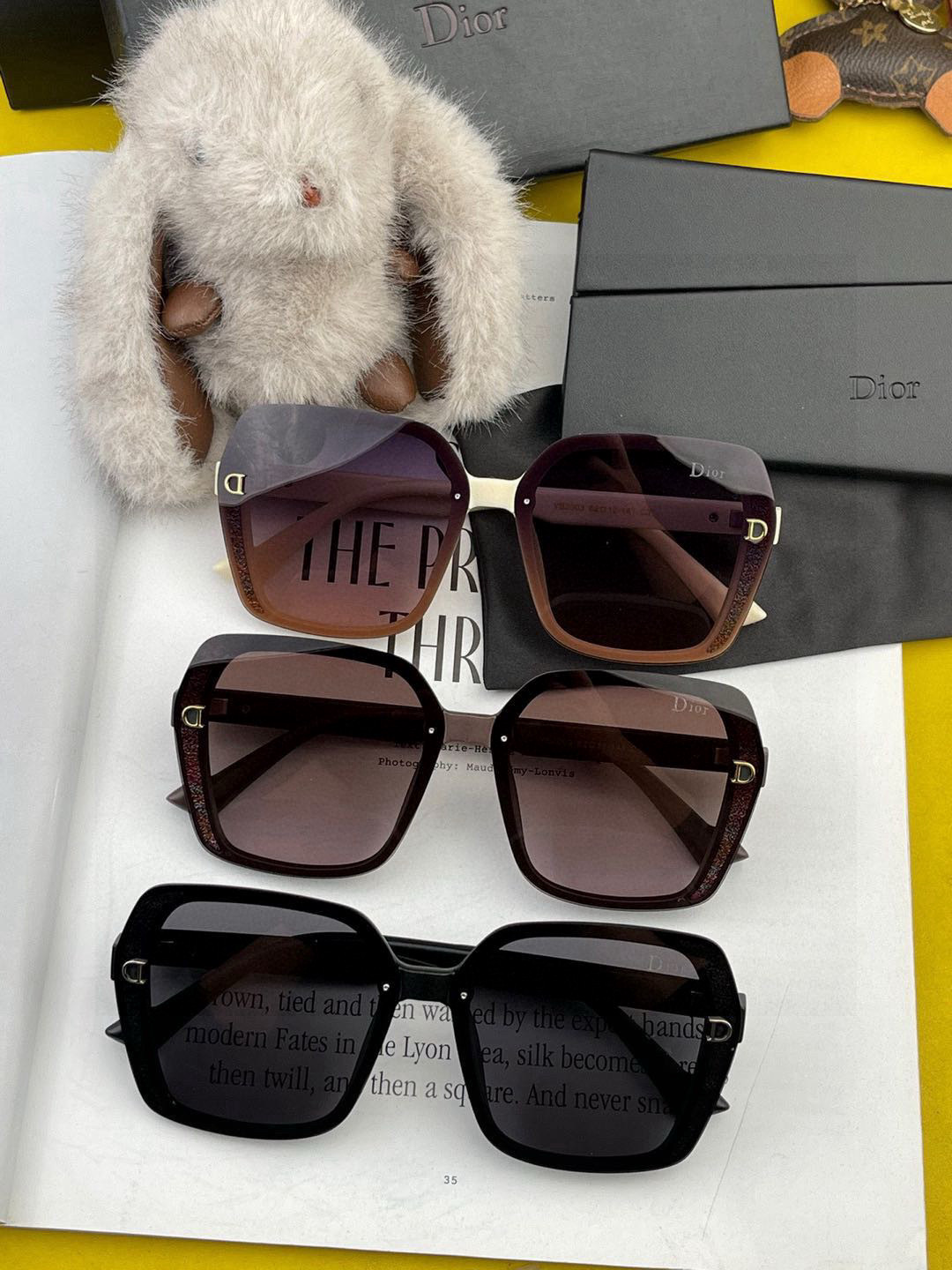  【DIOR】迪奥偏光太阳镜 时尚造型 开车驾驶镜时尚墨镜🌸世界顶级奢华品牌，品质保证！😍😍经典款, 明