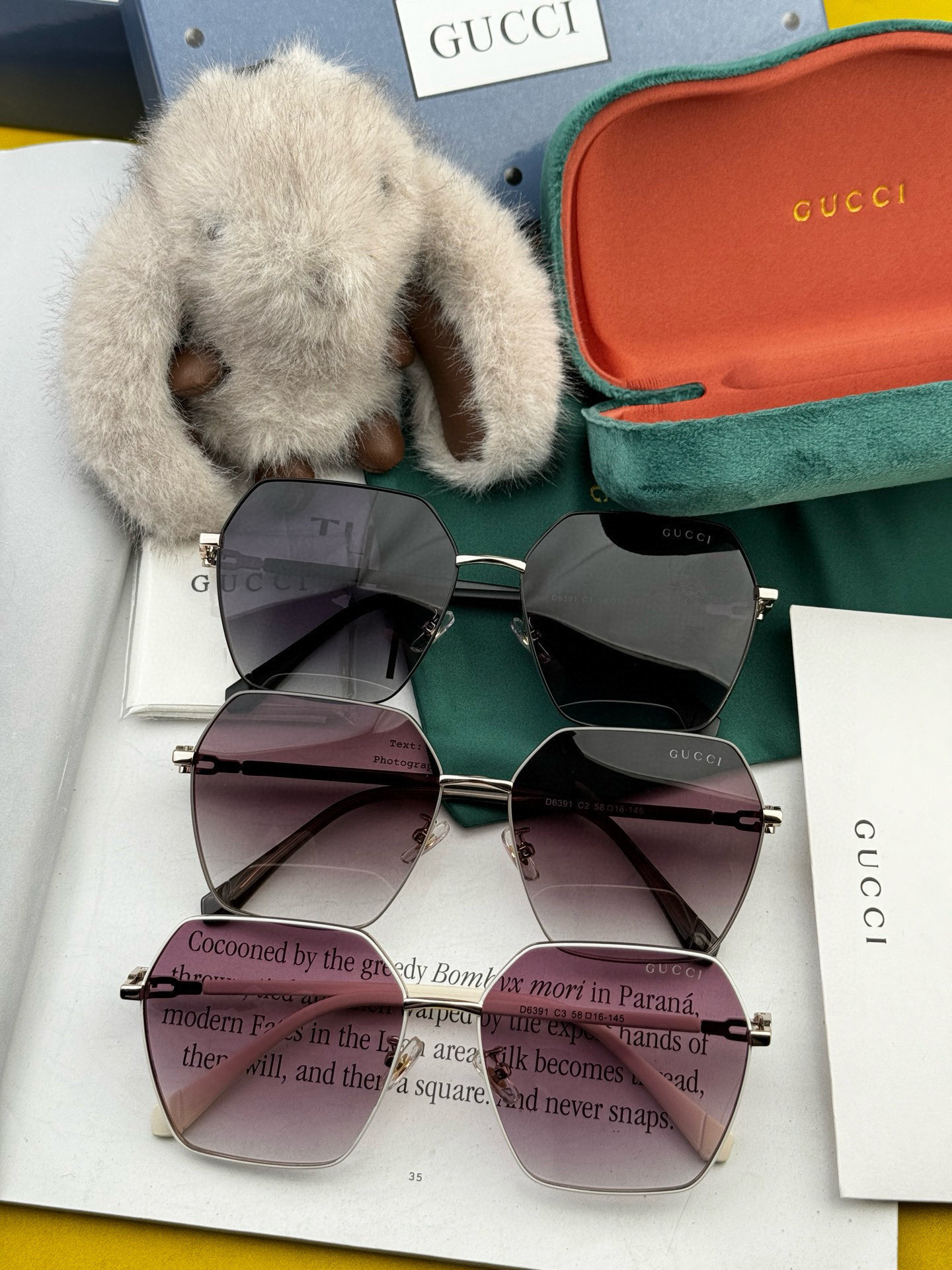  🔺 【GUCCI-偏光太阳镜】2025开春新款 潮流爆款 时尚圆框偏光太阳镜 高品质 佩戴舒适 网红潮