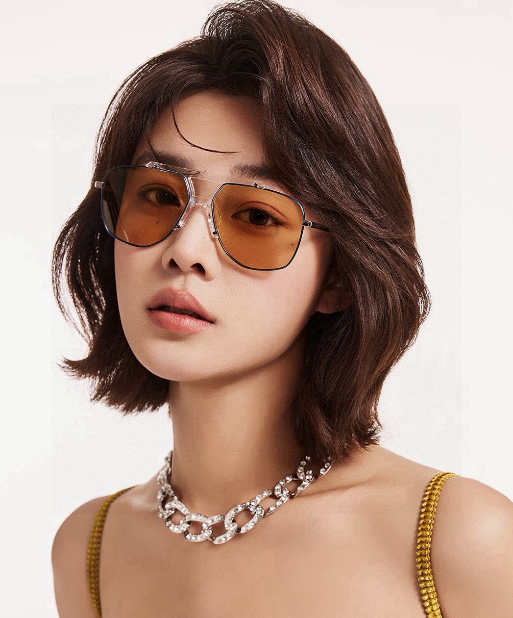 🔺 【GUCCI】2025开春新款 潮流爆款 时尚方框偏光太阳镜 高品质 佩戴舒适 网红潮款墨镜 女士高