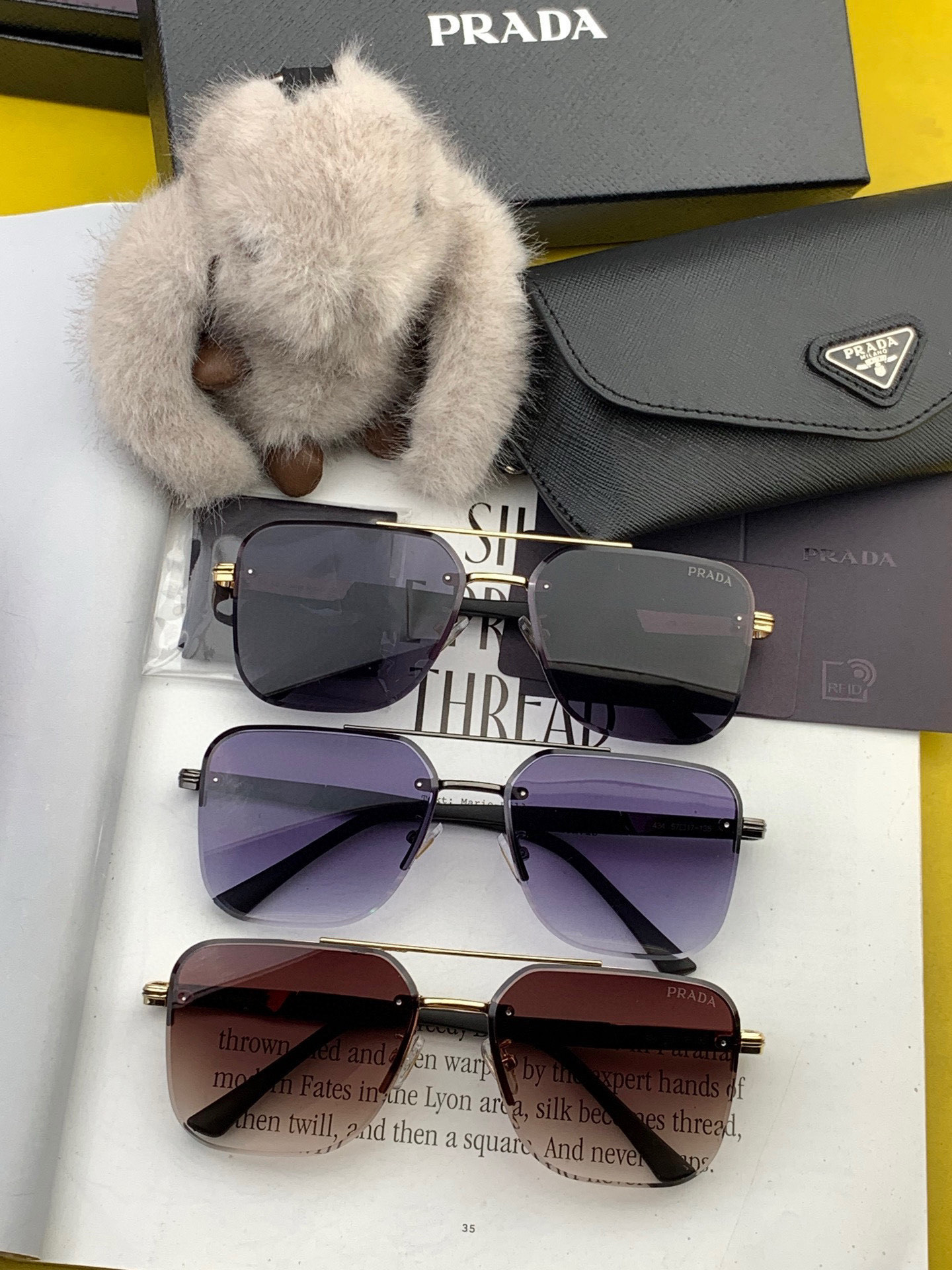 【PRADA】普拉达 2025新款太阳眼镜 界级大师制造..最新 高档 潮流🐚🐚时尚百搭🌪🌪男款百搭瘦脸