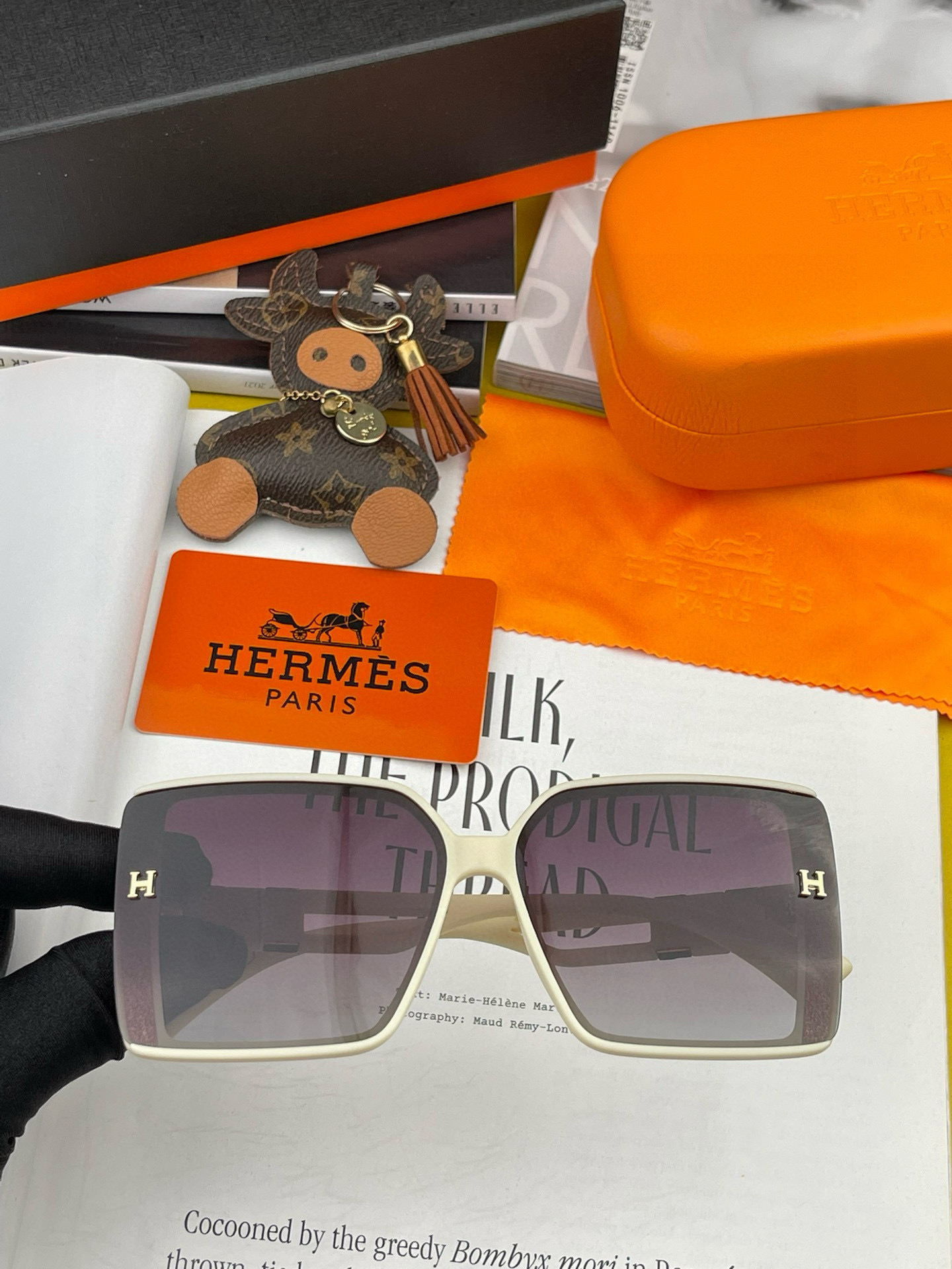   【偏光系列太阳镜】HERMES 爱马仕 🎈原版出货 网红超爆款💙经典奢华全球风强酷亲亲 时尚方框太阳