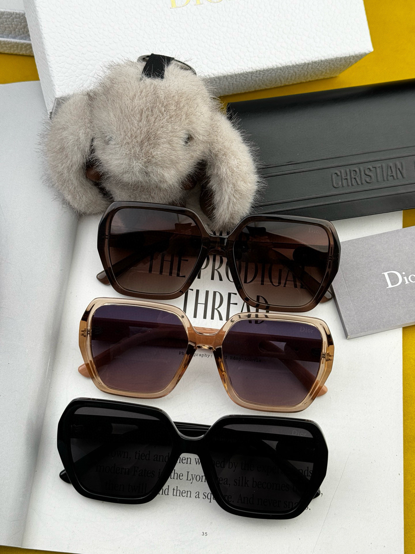   🔺 【DIOR-迪奥】2025开春新款 潮流爆款 时尚方框偏光太阳镜 高品质 佩戴舒适 网红潮款墨镜