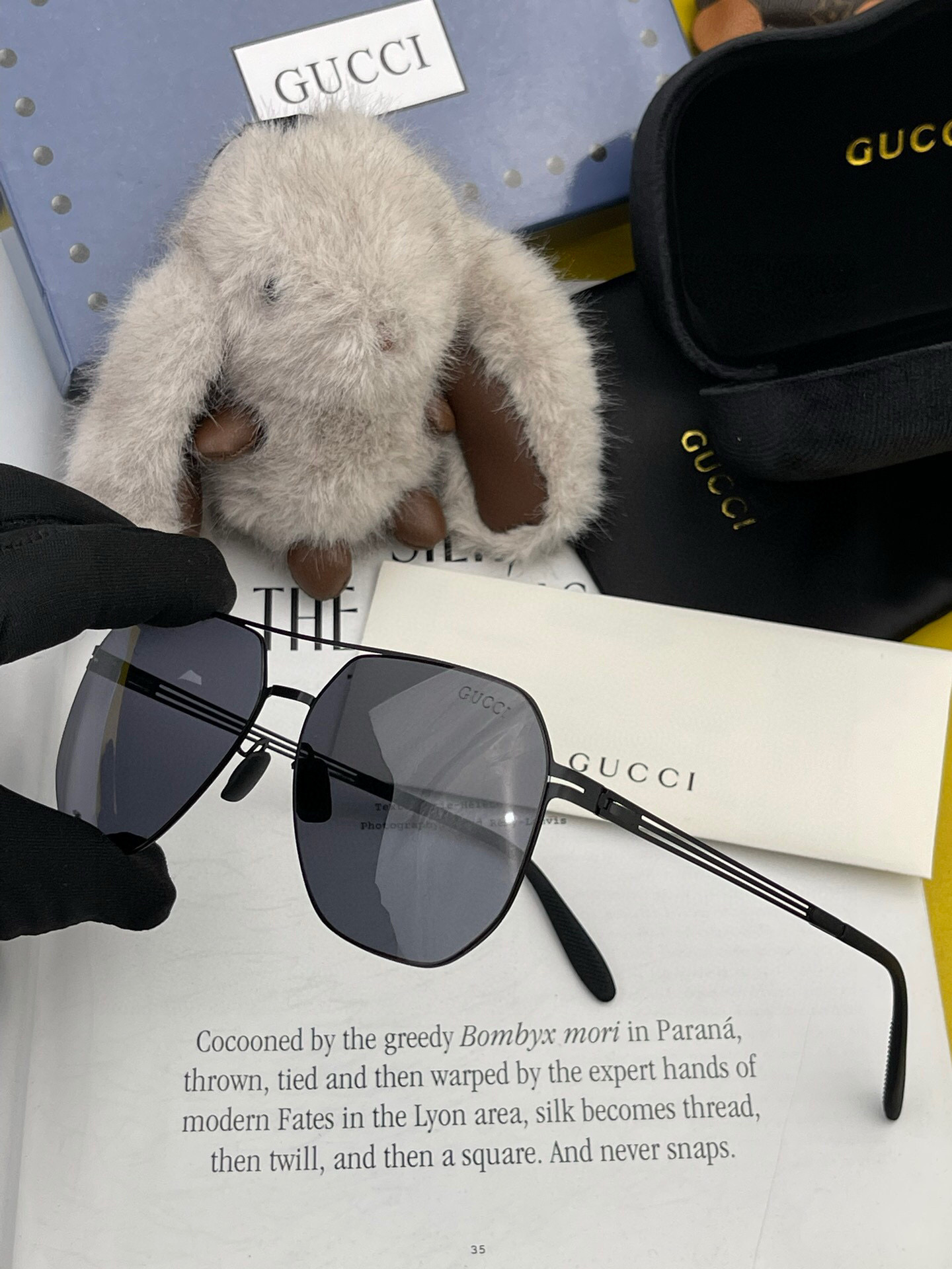 ♦️GUCCI 2025新款男女情侣款太阳镜多边形墨镜iP电镀永不褪色 超轻超有弹性整幅眼镜无螺丝重要的
