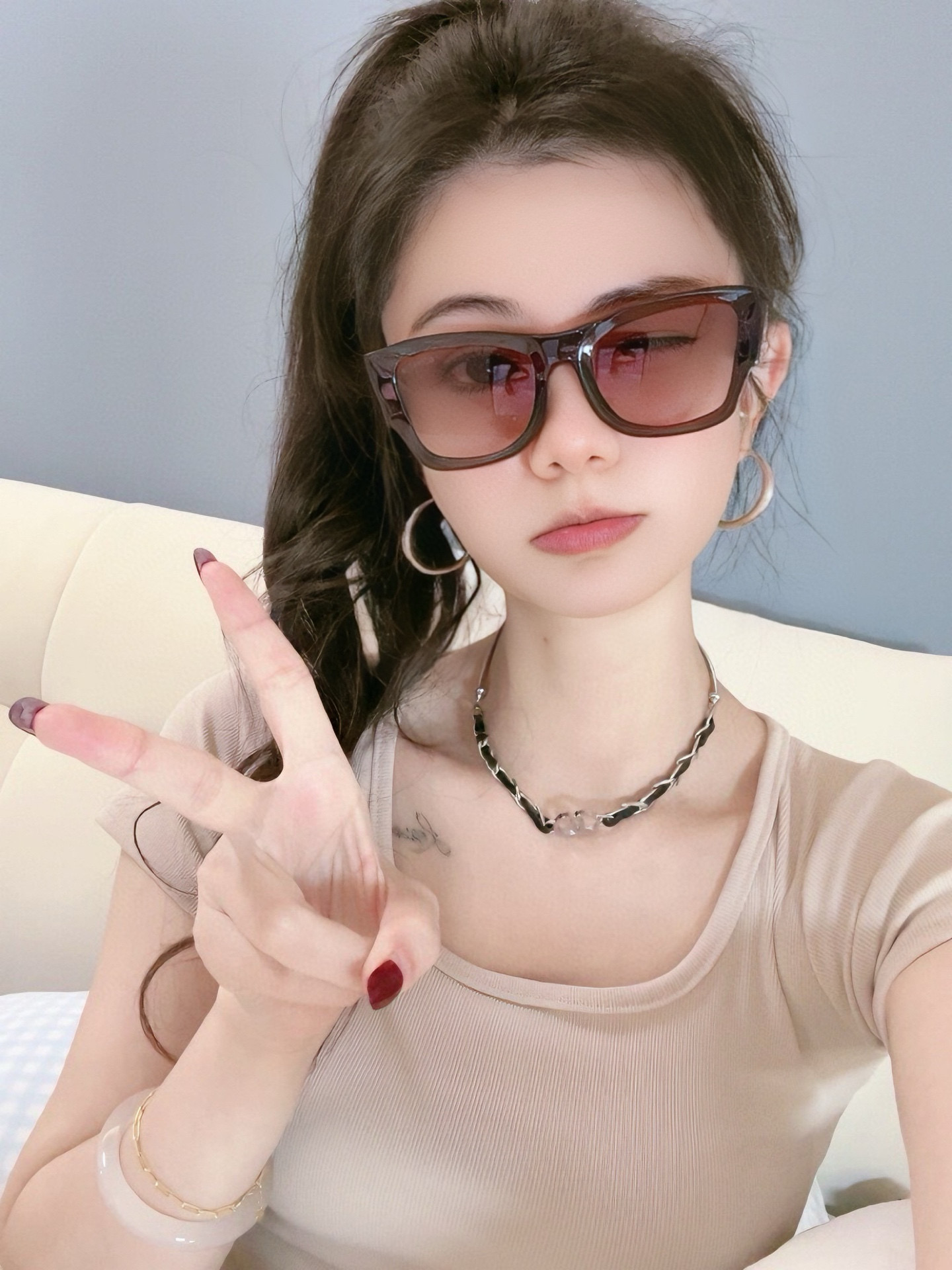 NO:346461,New CHANEL Chanel sunglasses interpret the latest spring and summer glasses with unique charm and avant-garde style, with super good texture and comfortable wearing. Model CH4984 glasses sunglasses, glasses, chanel, chanel19860909新品CHANEL 香奈儿太阳镜以独特魅力和前卫风格诠释春夏最新眼镜,质感超好佩带舒适 型号CH4984眼镜墨镜太阳镜,眼镜,chanel,chanel,glasses