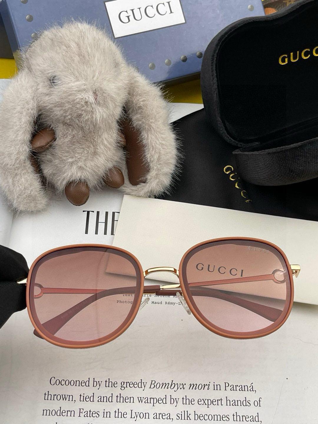  GUCCI-古驰意大利进口🇮🇹2025时尚潮流奢华装饰太阳眼镜 复古偏光高清太阳镜明星海报款 超高复杂