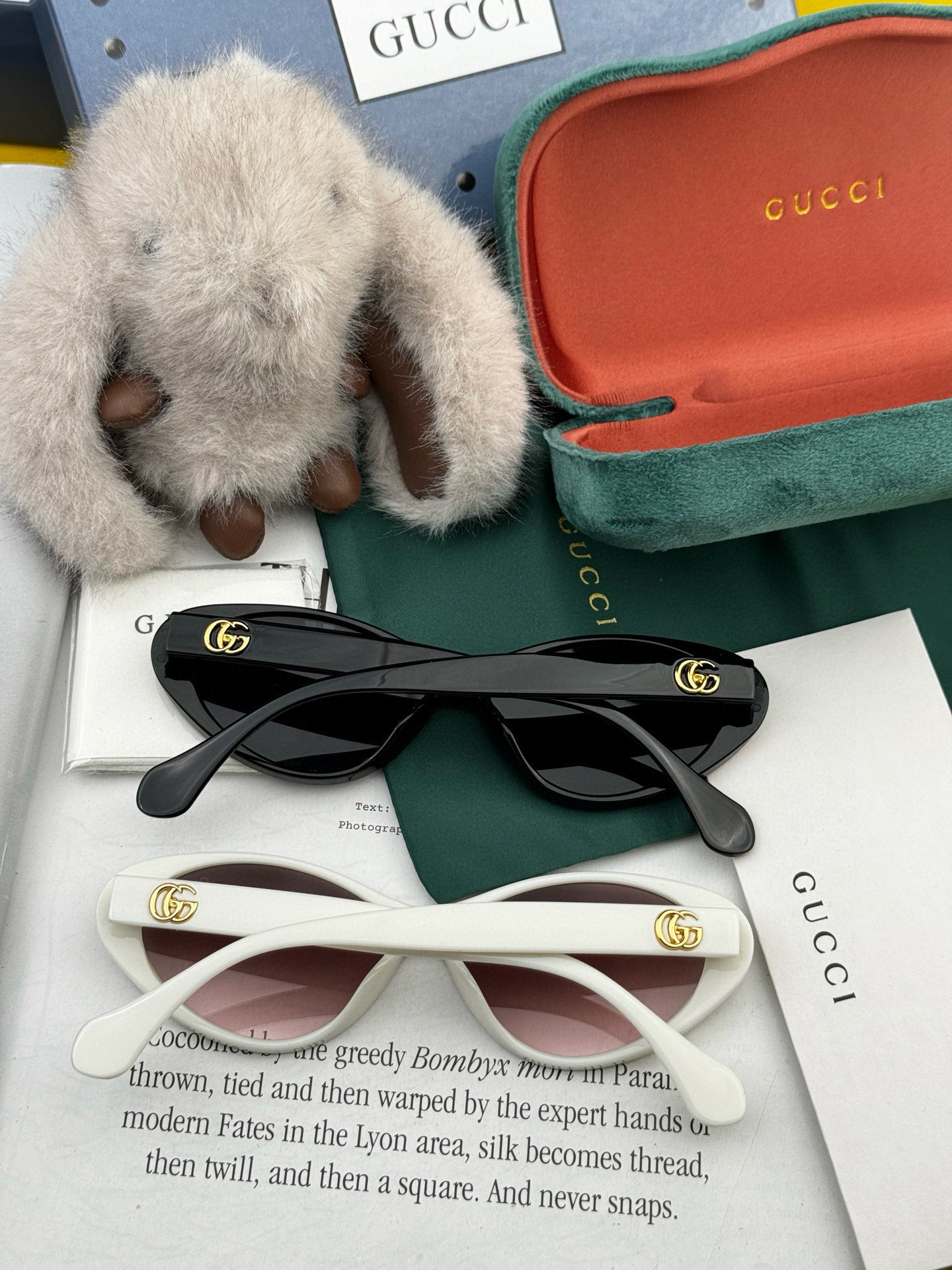  🔺 【GUCCI】2025开春新款 潮流爆款 时尚猫眼太阳镜 高品质 佩戴舒适 网红潮款墨镜 型号：G
