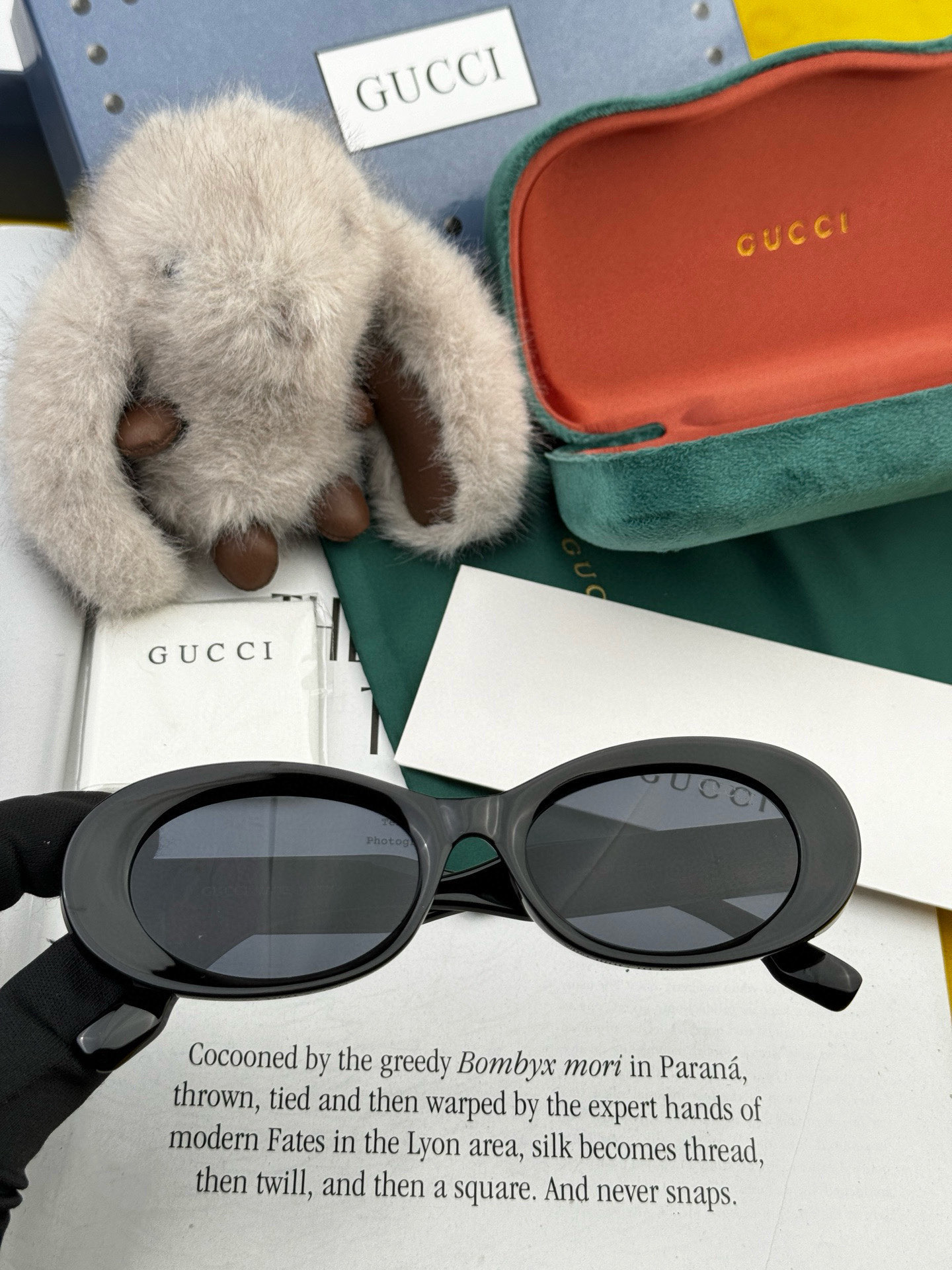  🔺 【GUCCI】2025开春新款 潮流爆款 时尚小框太阳镜 高品质 佩戴舒适 网红潮款墨镜 型号：G