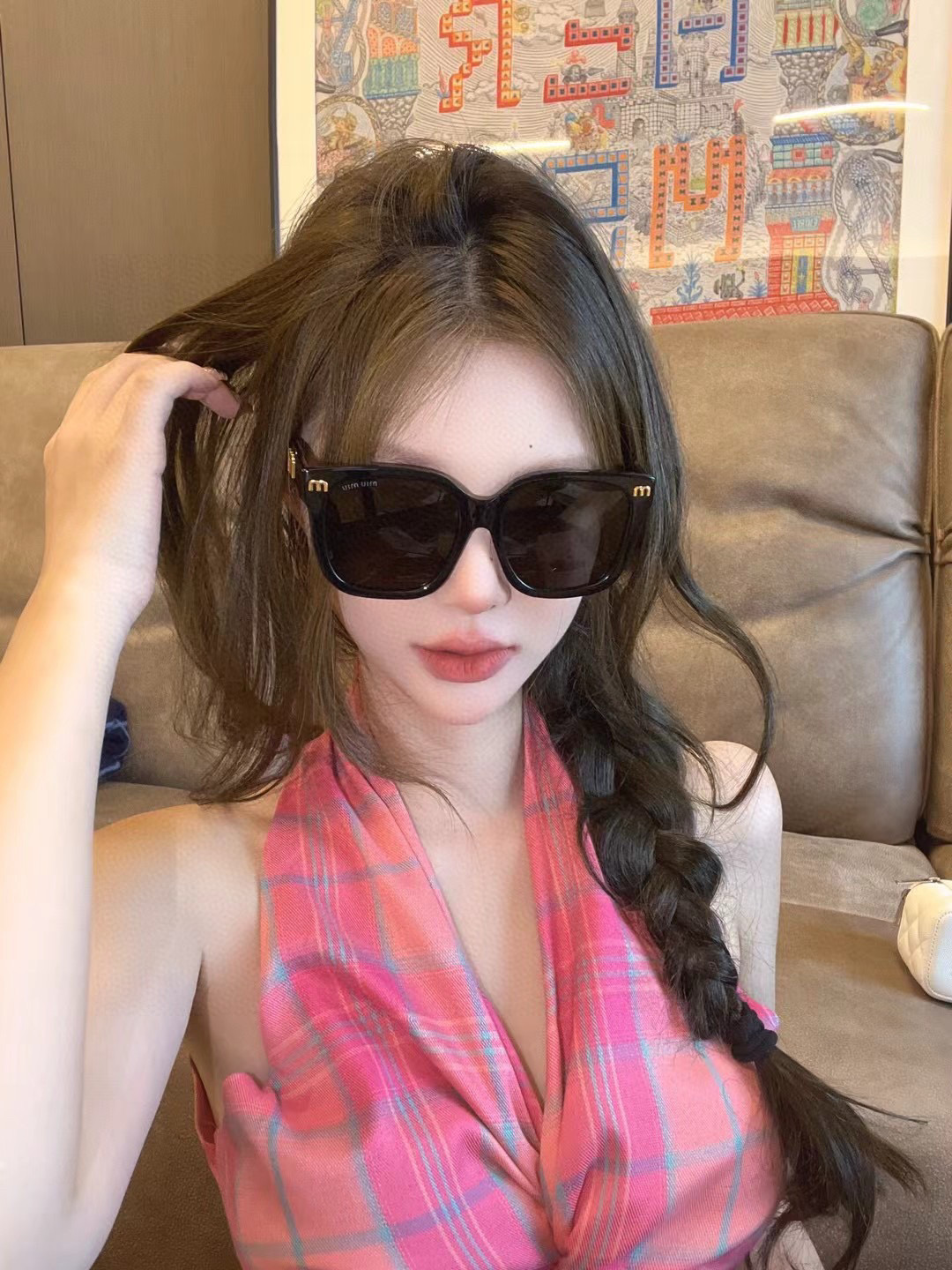   MIUMIU/缪缪🖇🖇2025🌟闪耀新款璀璨登台 ❤❤太阳镜潮品 精致个性设计简约时尚 专柜品质值得