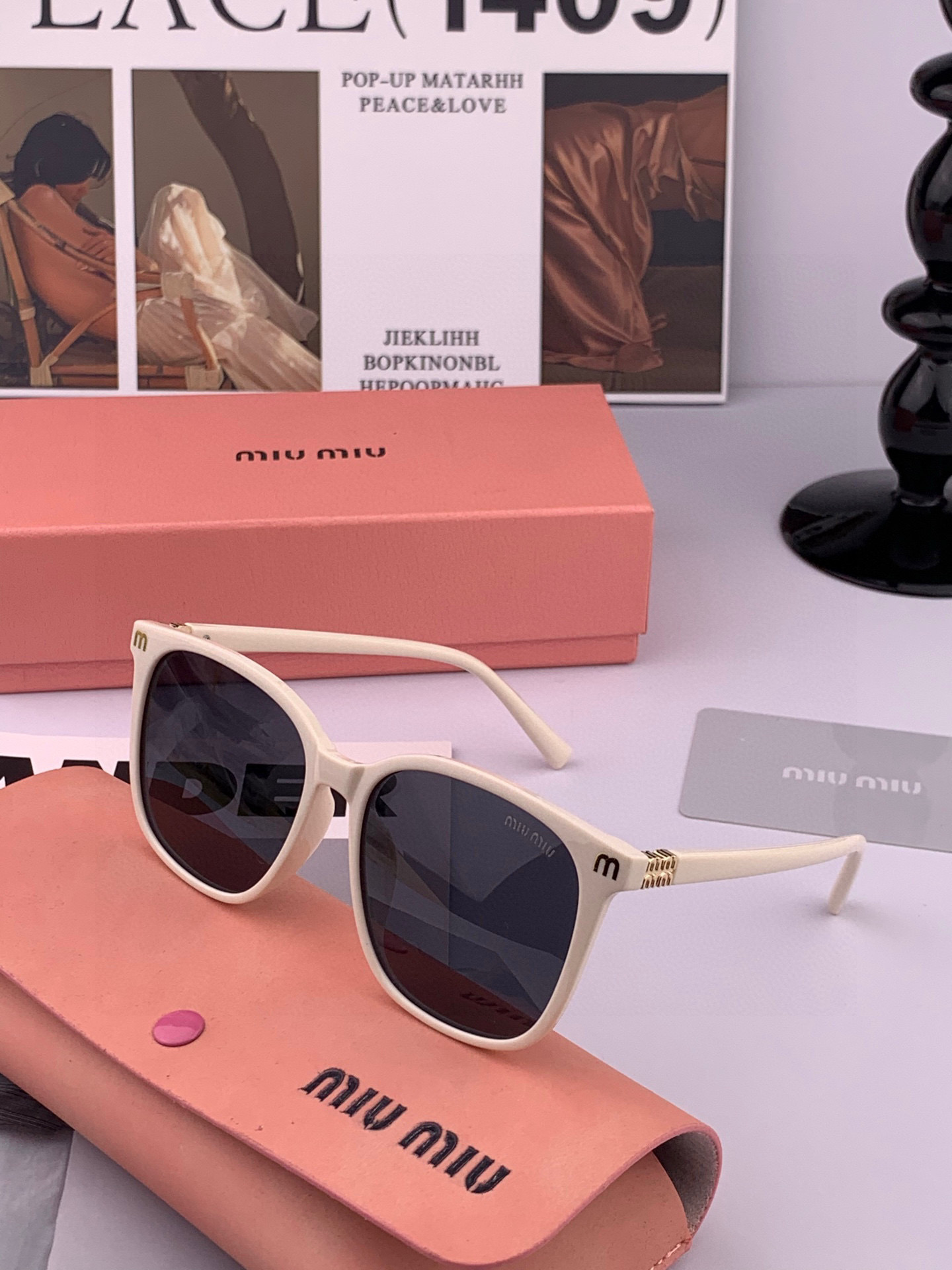   MIUMIU/缪缪🖇🖇2025🌟闪耀新款璀璨登台 ❤❤太阳镜潮品 精致个性设计简约时尚 专柜品质值得