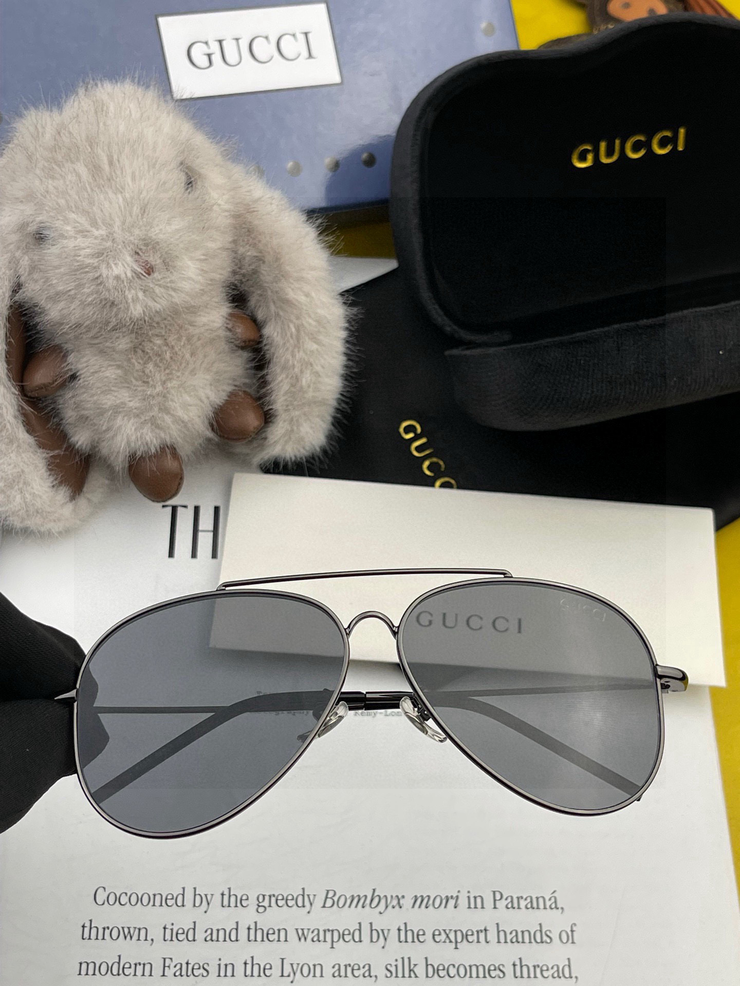  ♦️ GUCCI 2024新款男女情侣款太阳镜多边形墨镜i价🉐️电镀永不褪色 超轻超有弹性整幅眼镜无螺