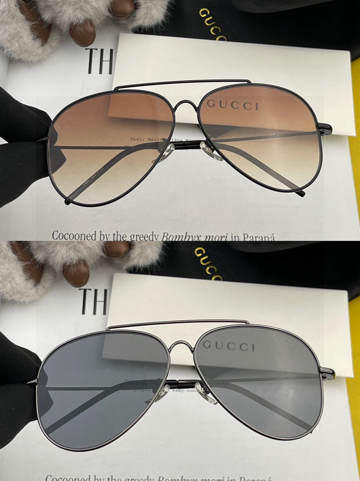  ♦️ GUCCI 2024新款男女情侣款太阳镜多边形墨镜i价🉐️电镀永不褪色 超轻超有弹性整幅眼镜无螺