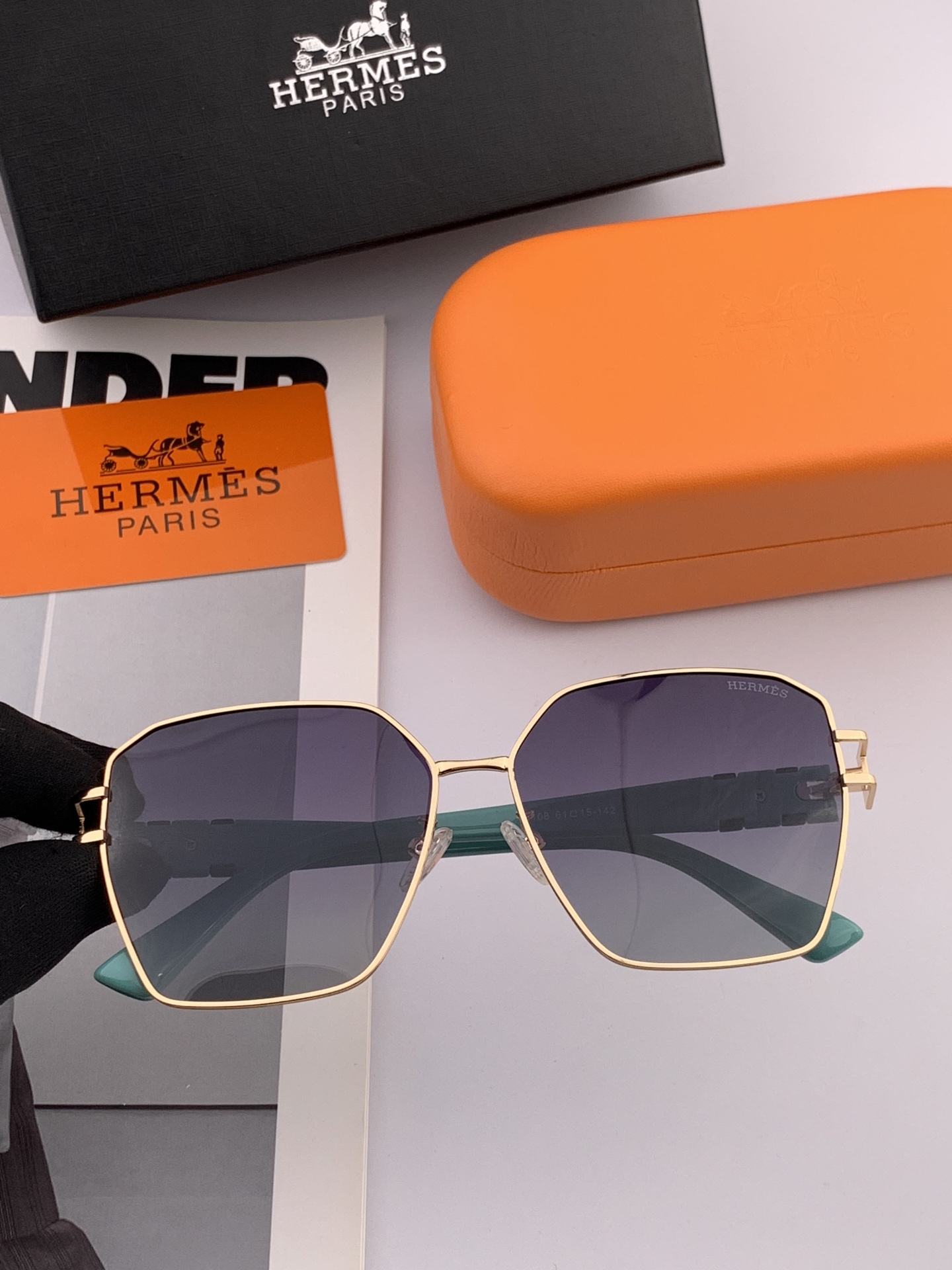    【偏光系列太阳镜】HERMES 爱马仕 🎈原版出货 网红超爆款💙经典奢华全球风强酷亲亲 时尚方框太