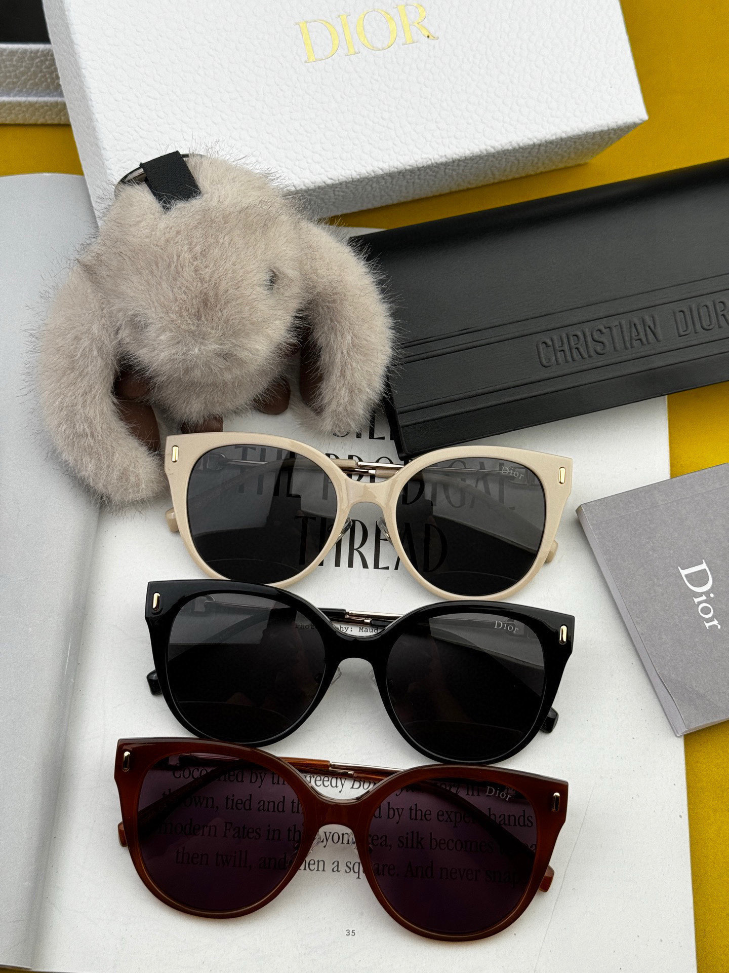   🔺 【DIOR-迪奥】2025开春新款 潮流爆款 时尚圆框偏光太阳镜 高品质 佩戴舒适 网红潮款墨镜