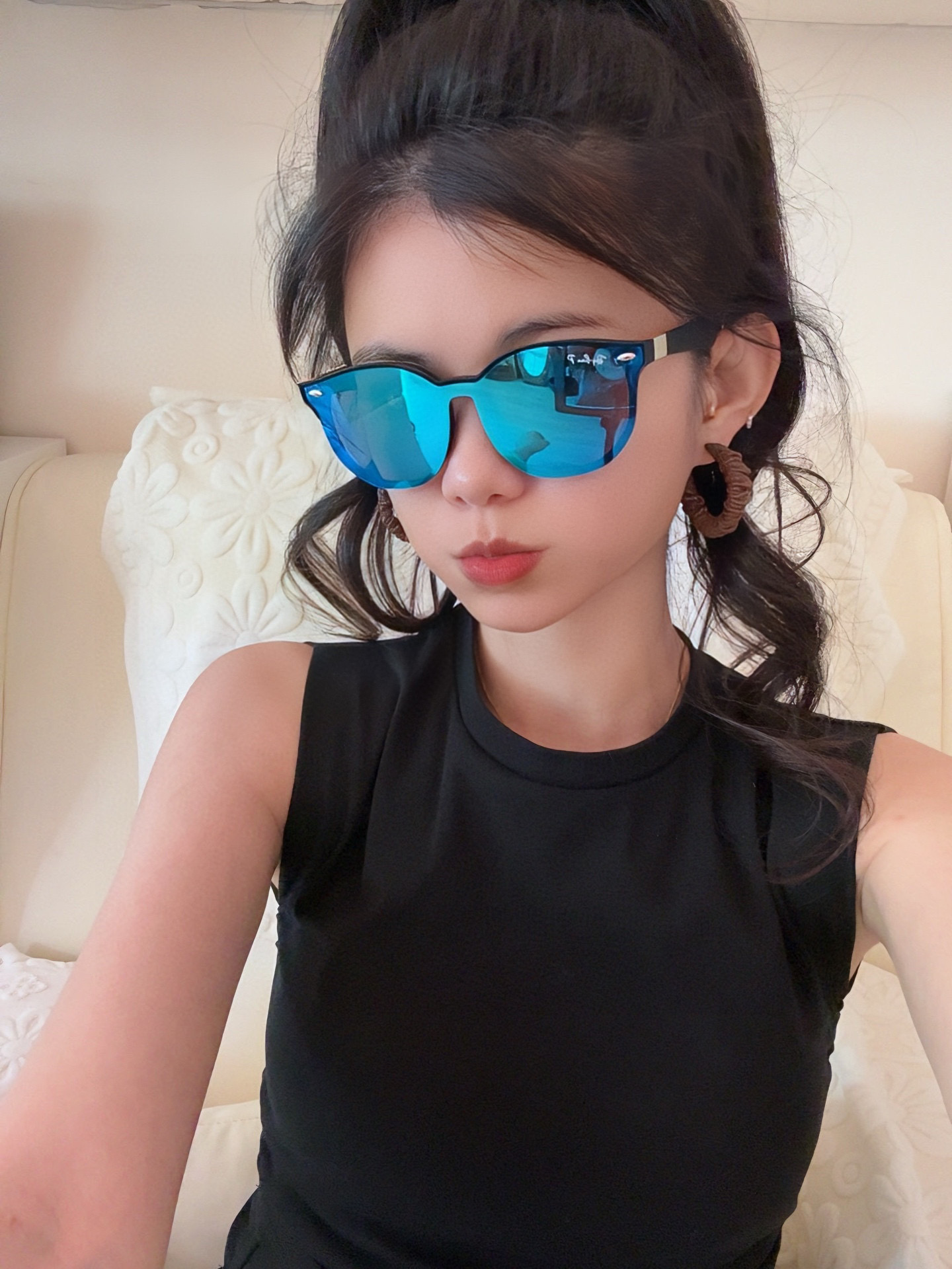  RAYBAN 😈雷朋 RB22301💚🔵💜👓时尚偏光🌻🌻💟炫‮潮彩‬款太阳镜，男女通用🔝🔝。size：