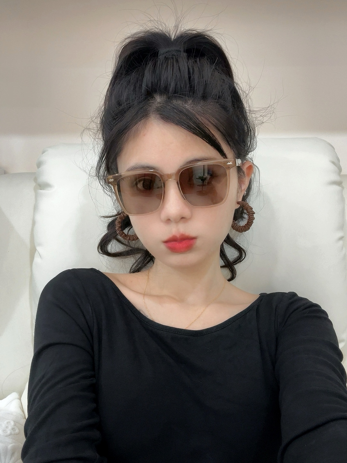 🔺GUCCI🔻古驰 GG方框太阳镜 完美品质 🎓独特设计  适合各种脸型 亮相时装周 超时尚百搭 实物精