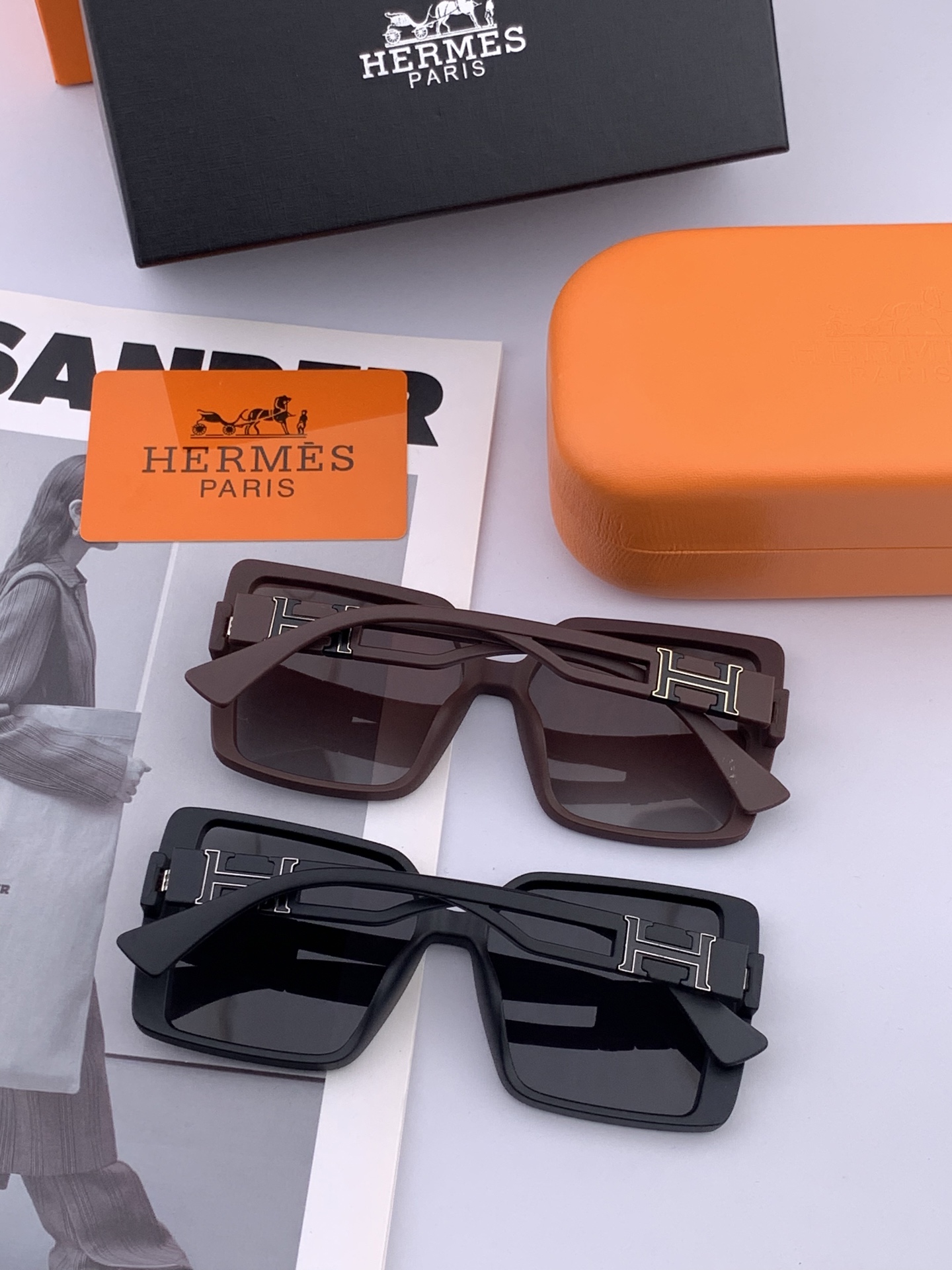   【TR偏光系列太阳镜】HERMES 爱马仕 🎈原版出货 网红超爆款💙经典奢华全球风强酷亲亲 时尚方框