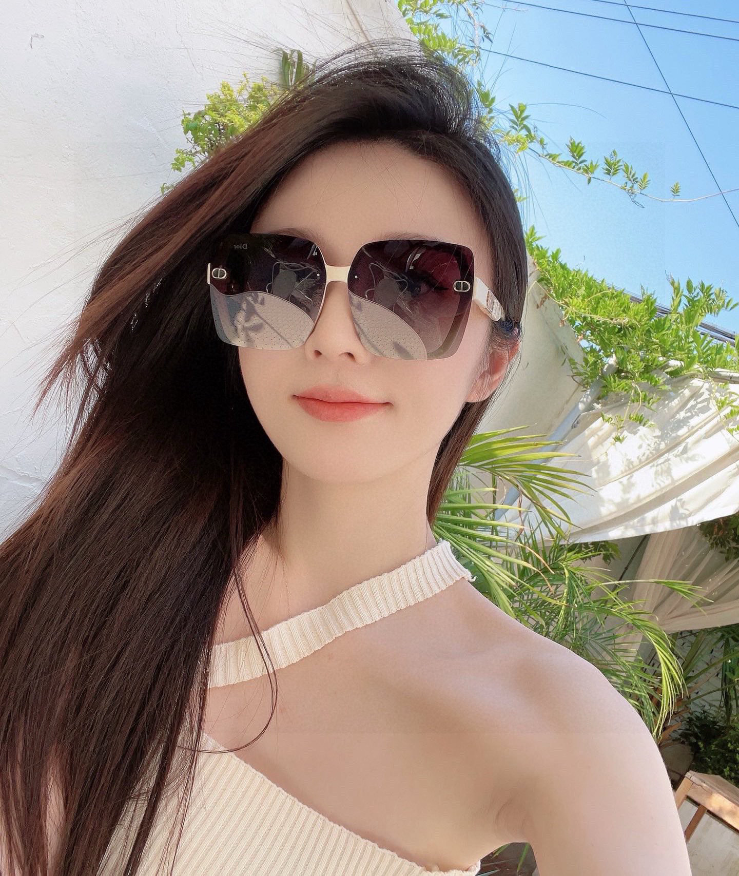 NO:353203,【DIOR-Dio】2025 new spring model trendy fashion square polarized sunglasses high quality comfortable to wear Internet celebrity trendy sunglasses women's high definition polarized sunglasses high quality TR frame Model CD5610 glasses sunglasses, glasses, dior, dior19860909【DIOR-迪奥】2025开春新款 潮流爆款 时尚方框偏光太阳镜 高品质 佩戴舒适 网红潮款墨镜 女士高清偏光太阳镜 高品质TR镜框 型号CD5610眼镜墨镜太阳镜,眼镜,dior,dior,glasses