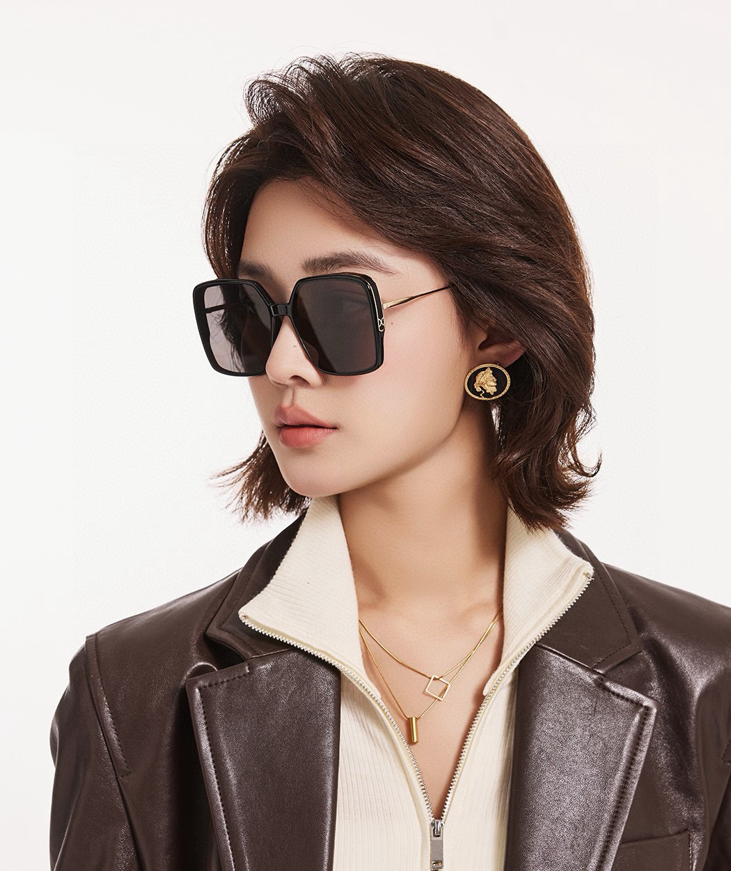  🔺 【DIOR-迪奥】2025开春新款 潮流爆款 时尚方框偏光太阳镜 高品质 佩戴舒适 网红潮款墨镜 