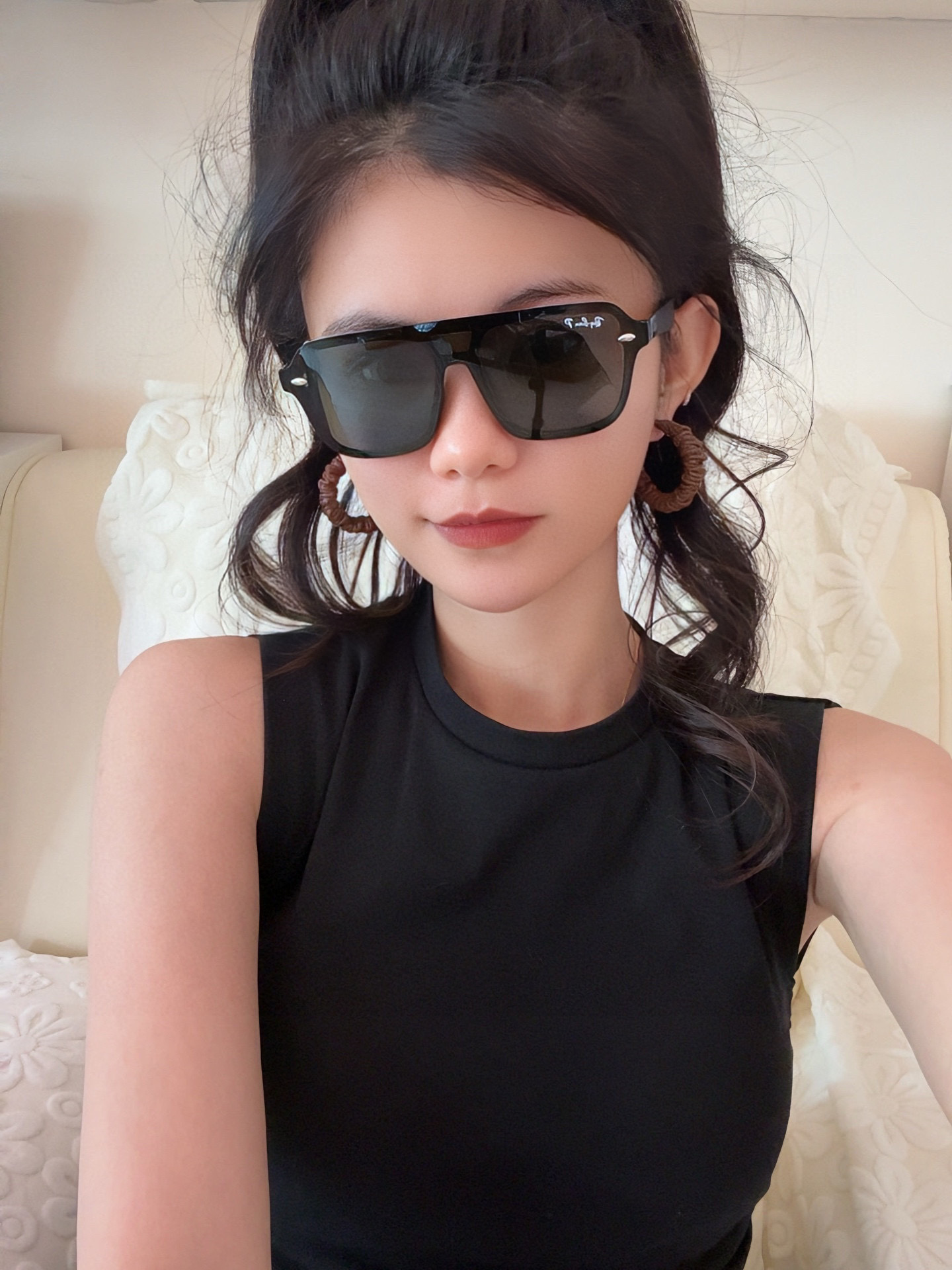  RAYBAN 😈雷朋 RB22300💚🔵💜👓时尚偏光🌻🌻💟炫‮潮彩‬款太阳镜，男女通用🔝🔝。size：