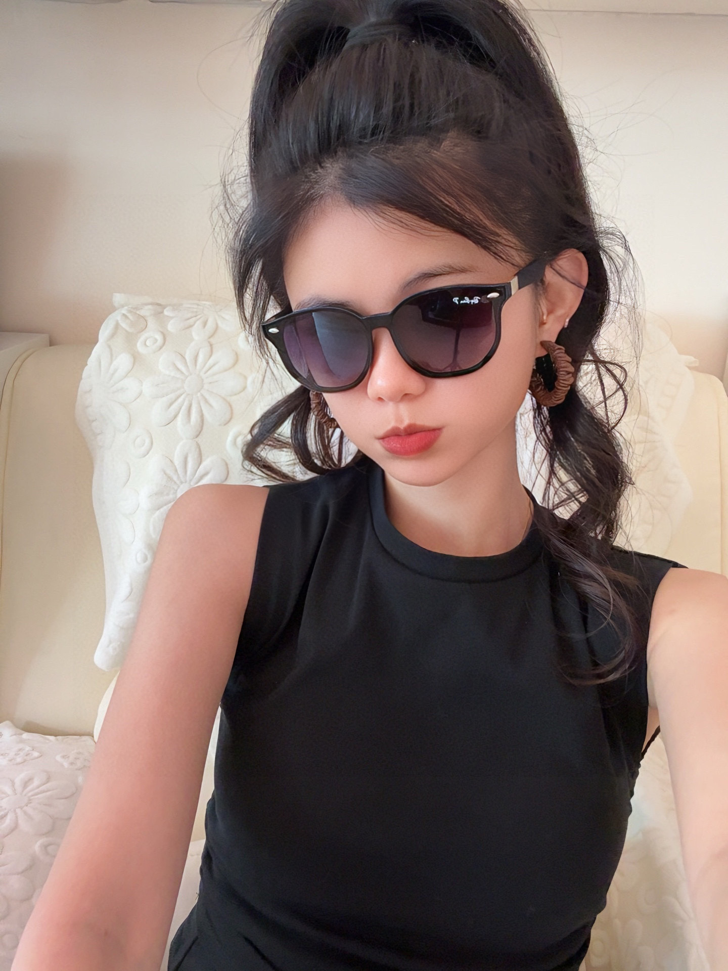  RAYBAN 😈雷朋 RB22301💚🔵💜👓时尚偏光🌻🌻💟炫‮潮彩‬款太阳镜，男女通用🔝🔝。size：