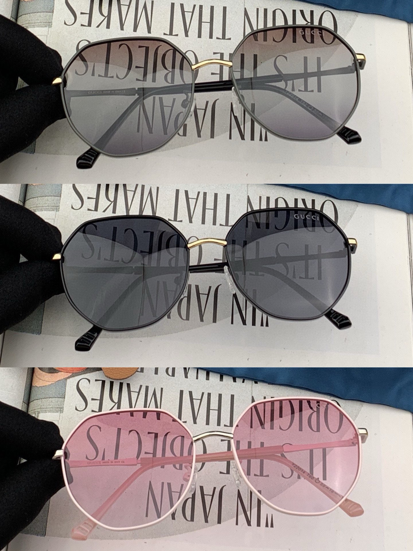  GUCCI 2025开春新款 最新款蛤蟆太阳镜 各路网红纷纷带起气场满分‼️ 俏皮甜美.上脸效果更佳.