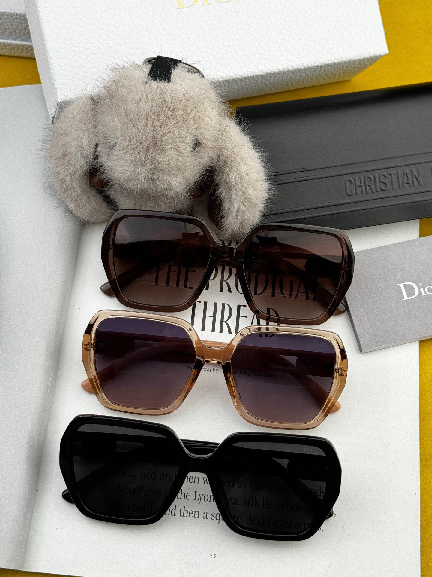   🔺 【DIOR-迪奥】2025开春新款 潮流爆款 时尚方框偏光太阳镜 高品质 佩戴舒适 网红潮款墨镜
