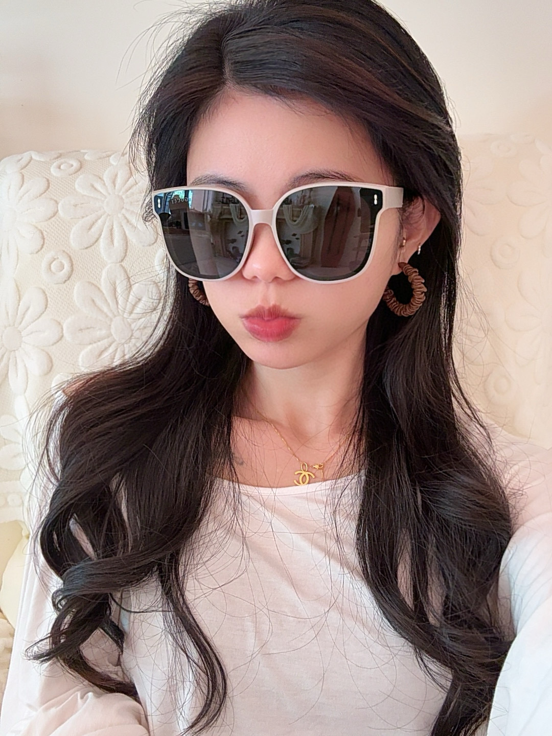 🔺 【GUCCI】2025开春新款 潮流爆款 时尚方框太阳镜 高品质 佩戴舒适 网红潮款墨镜 型号：G7