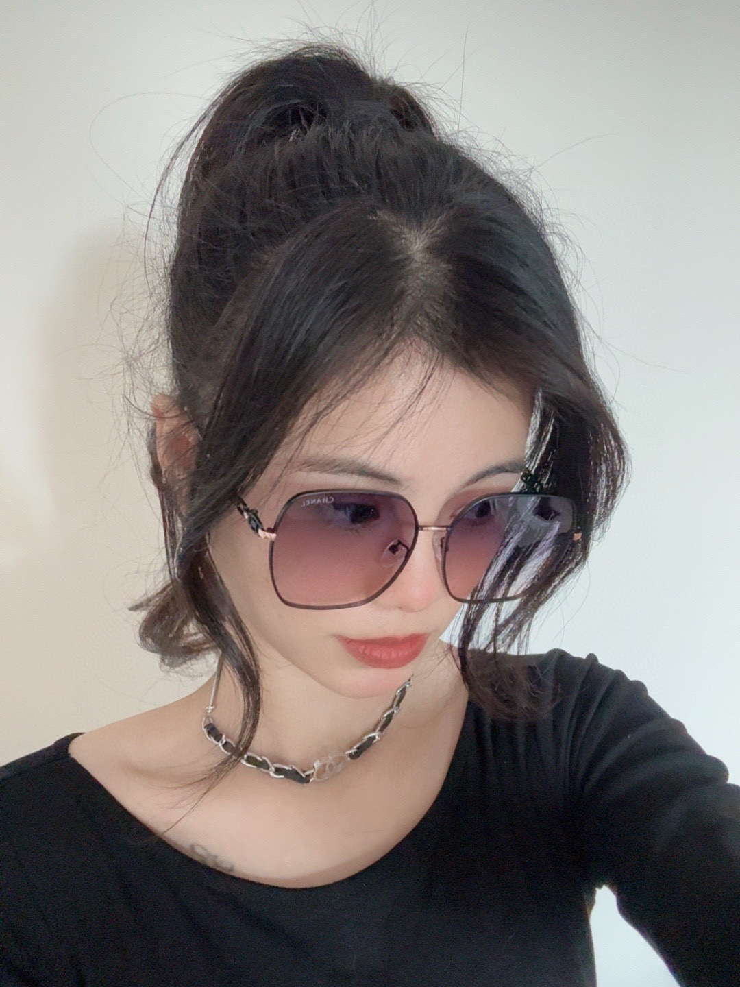 【偏光系列太阳镜】🎈原版出货香奈儿网红超爆款💙经典奢华全球风强酷亲亲 时尚圆框太阳镜得意 气质非凡😄 经