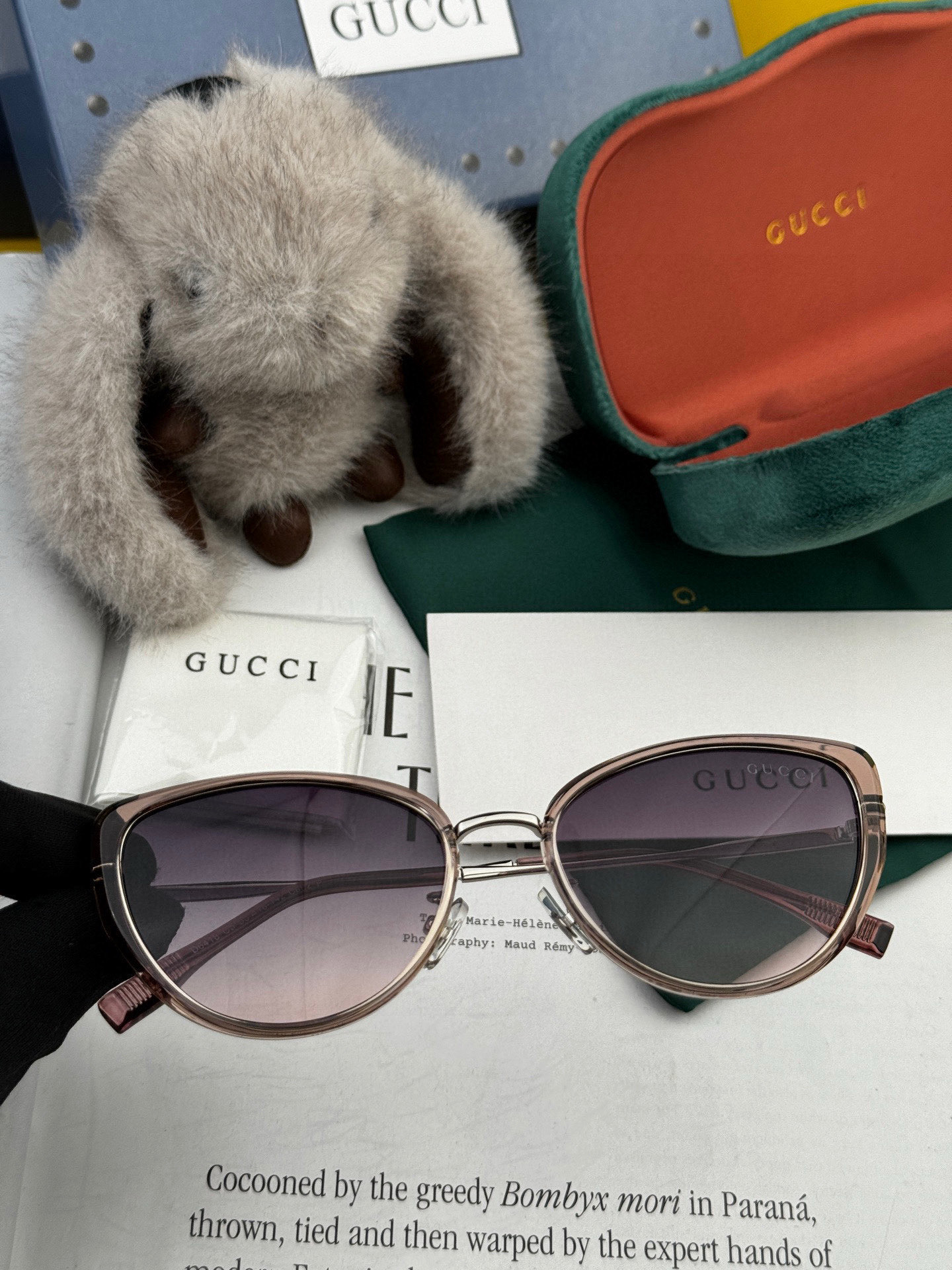  🔺 【GUCCI-偏光太阳镜】2025开春新款 潮流爆款 时尚圆框偏光太阳镜 高品质 佩戴舒适 网红潮