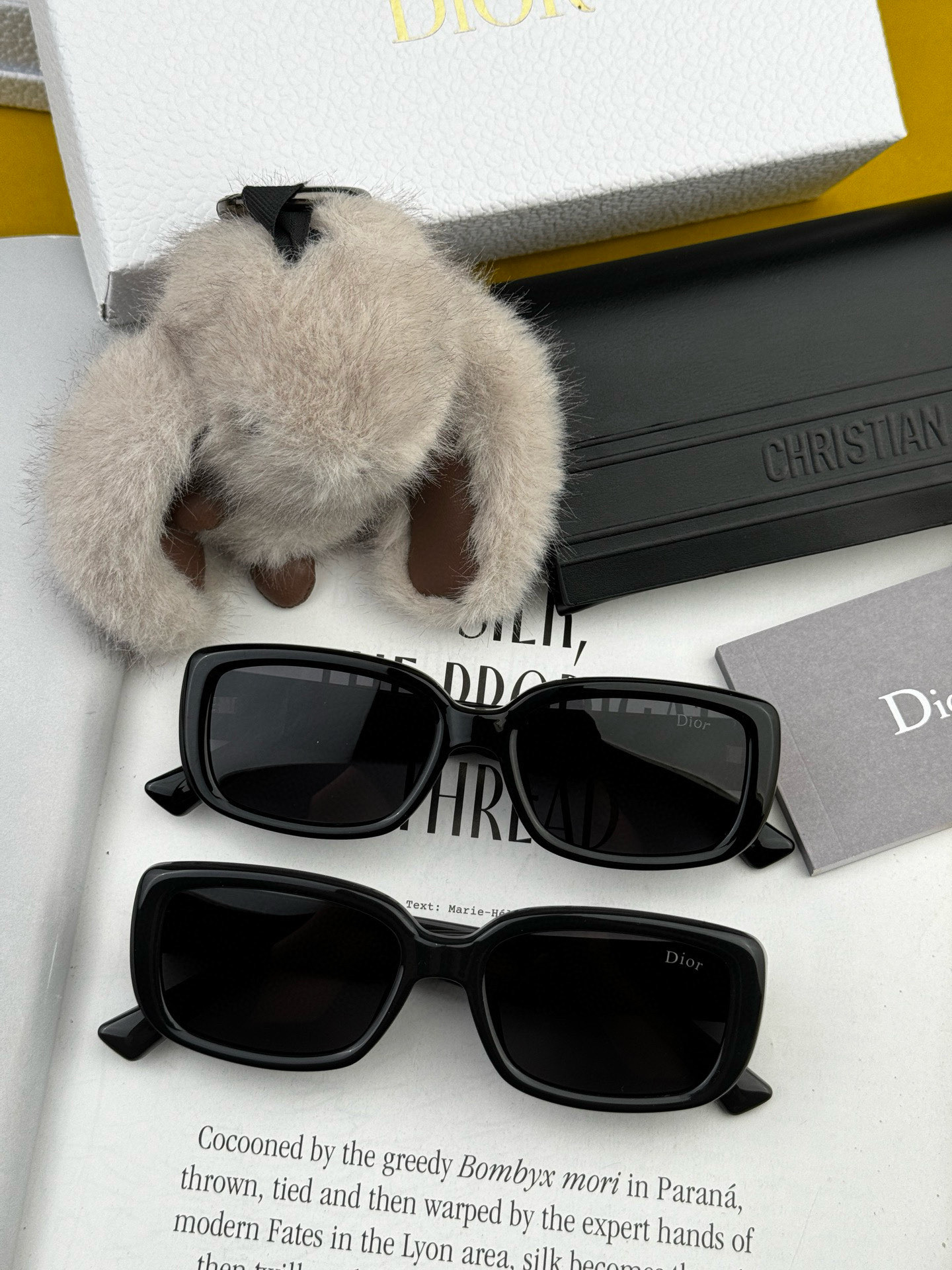  🔺 【DIOR-迪奥】2025开春新款 潮流爆款 时尚方框偏光太阳镜 高品质 佩戴舒适 网红潮款墨镜 