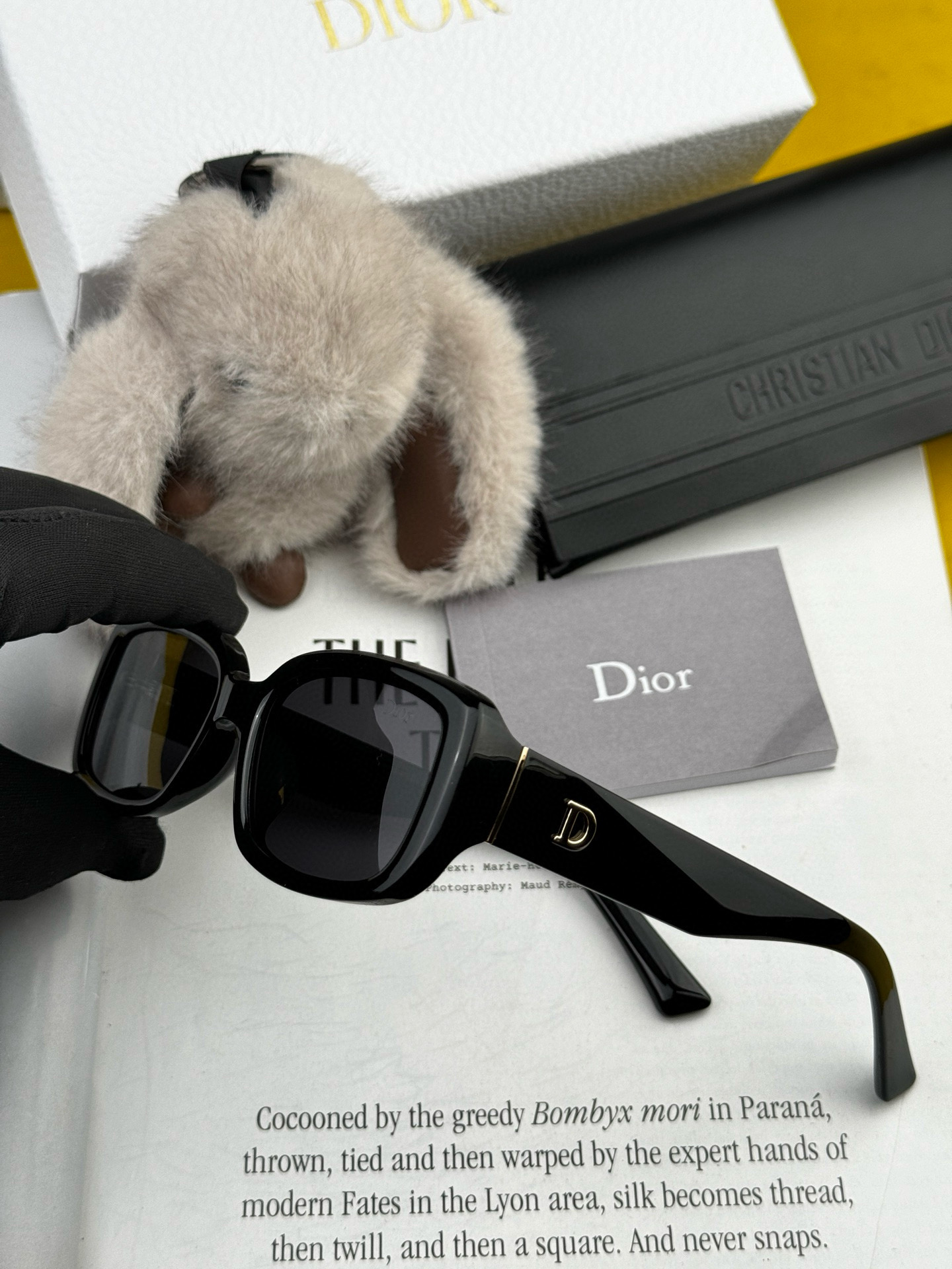  🔺 【DIOR-迪奥】2025开春新款 潮流爆款 时尚方框偏光太阳镜 高品质 佩戴舒适 网红潮款墨镜 