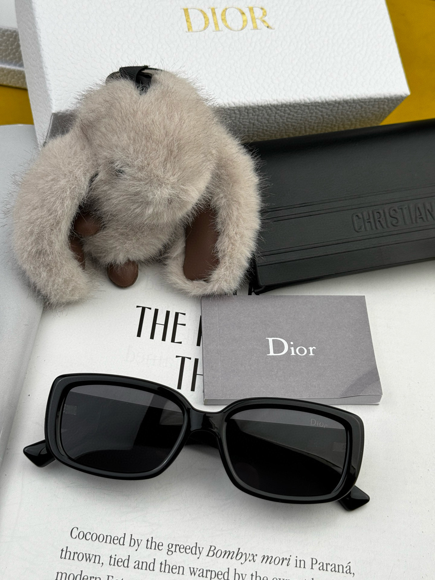  🔺 【DIOR-迪奥】2025开春新款 潮流爆款 时尚方框偏光太阳镜 高品质 佩戴舒适 网红潮款墨镜 