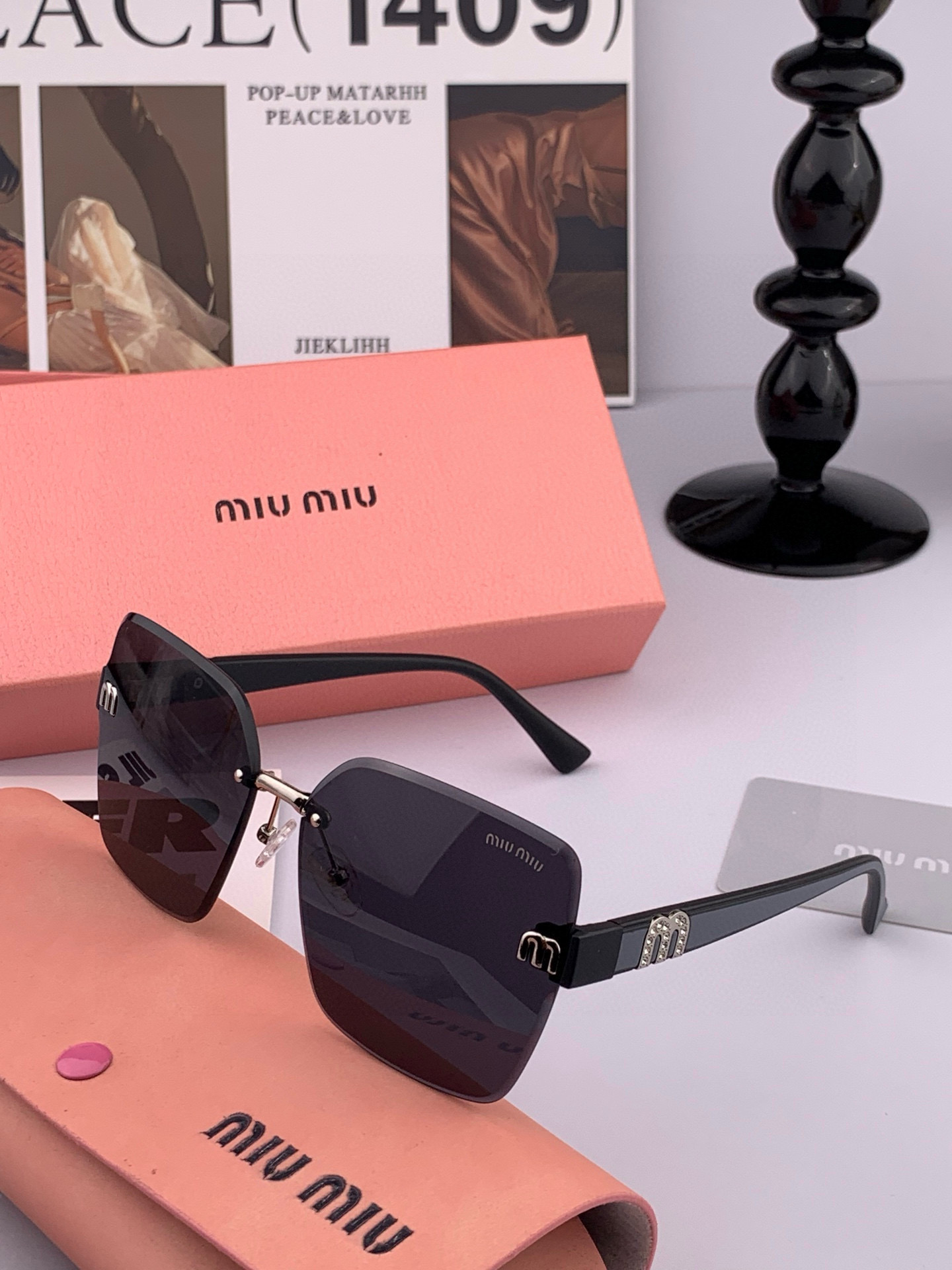   MIUMIU/缪缪🖇🖇2025开春新款🌟闪耀新款璀璨登台 ❤❤太阳镜潮品 精致个性设计简约时尚 专柜