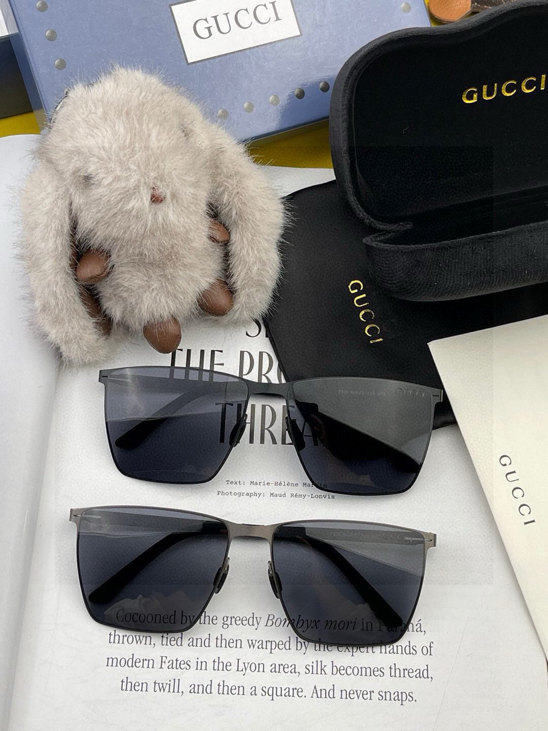♦️ GUCCI 2025新款男女情侣款太阳镜多边形墨镜iP电镀永不褪色 超轻超有弹性整幅眼镜无螺丝重要