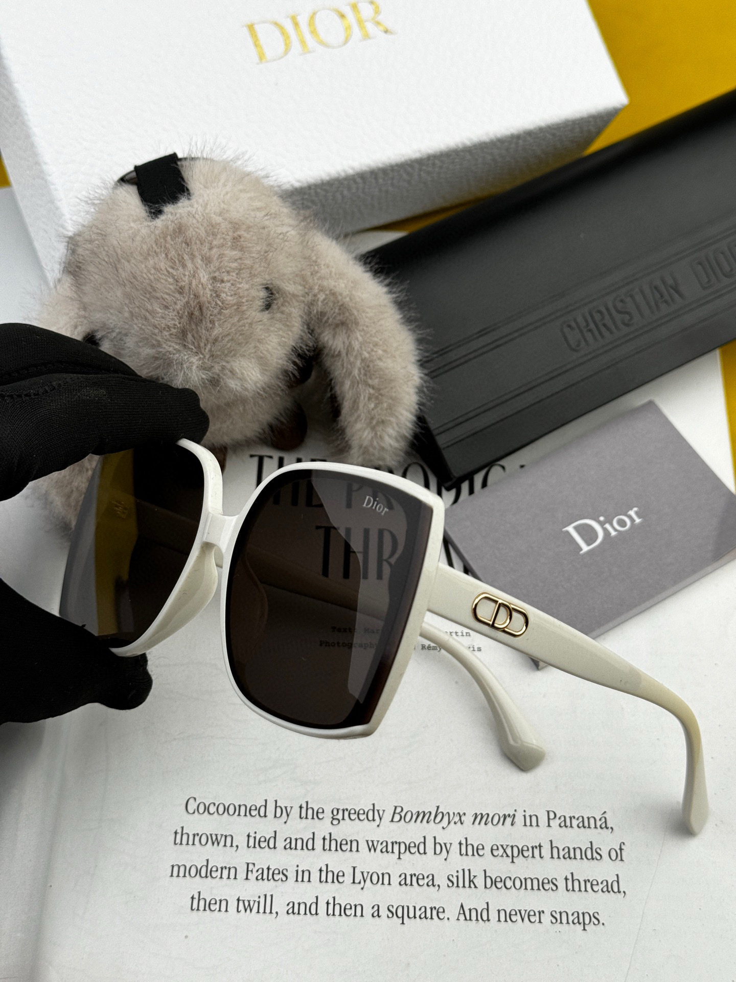  🔺 【DIOR-迪奥】2025开春新款 潮流爆款 时尚方框偏光太阳镜 高品质 佩戴舒适 网红潮款墨镜 