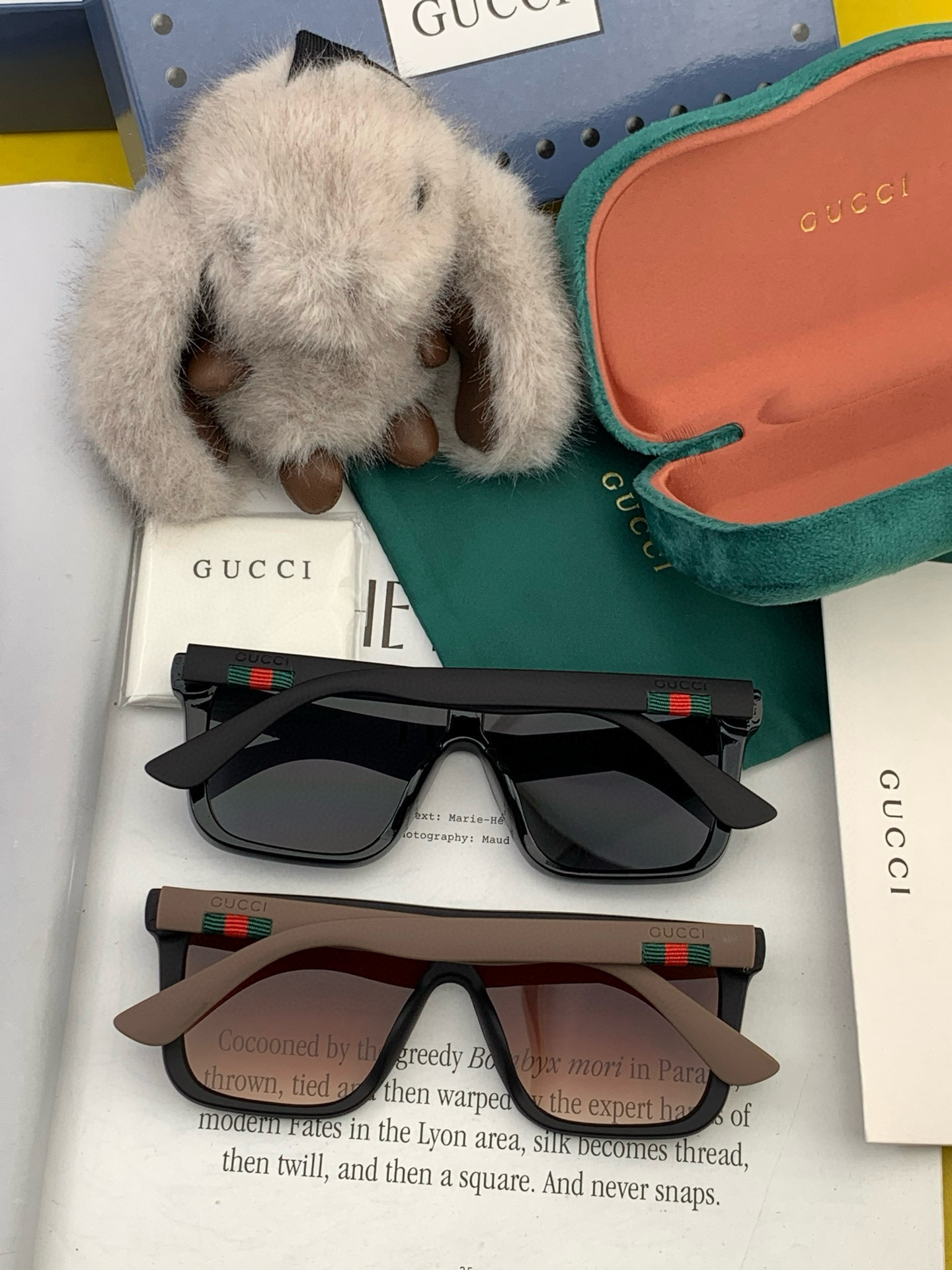   Gucci 。  高品质男女款墨镜   👍  。 开车钓鱼都可 。百搭显瘦墨镜韩版男士飞行员大框司机