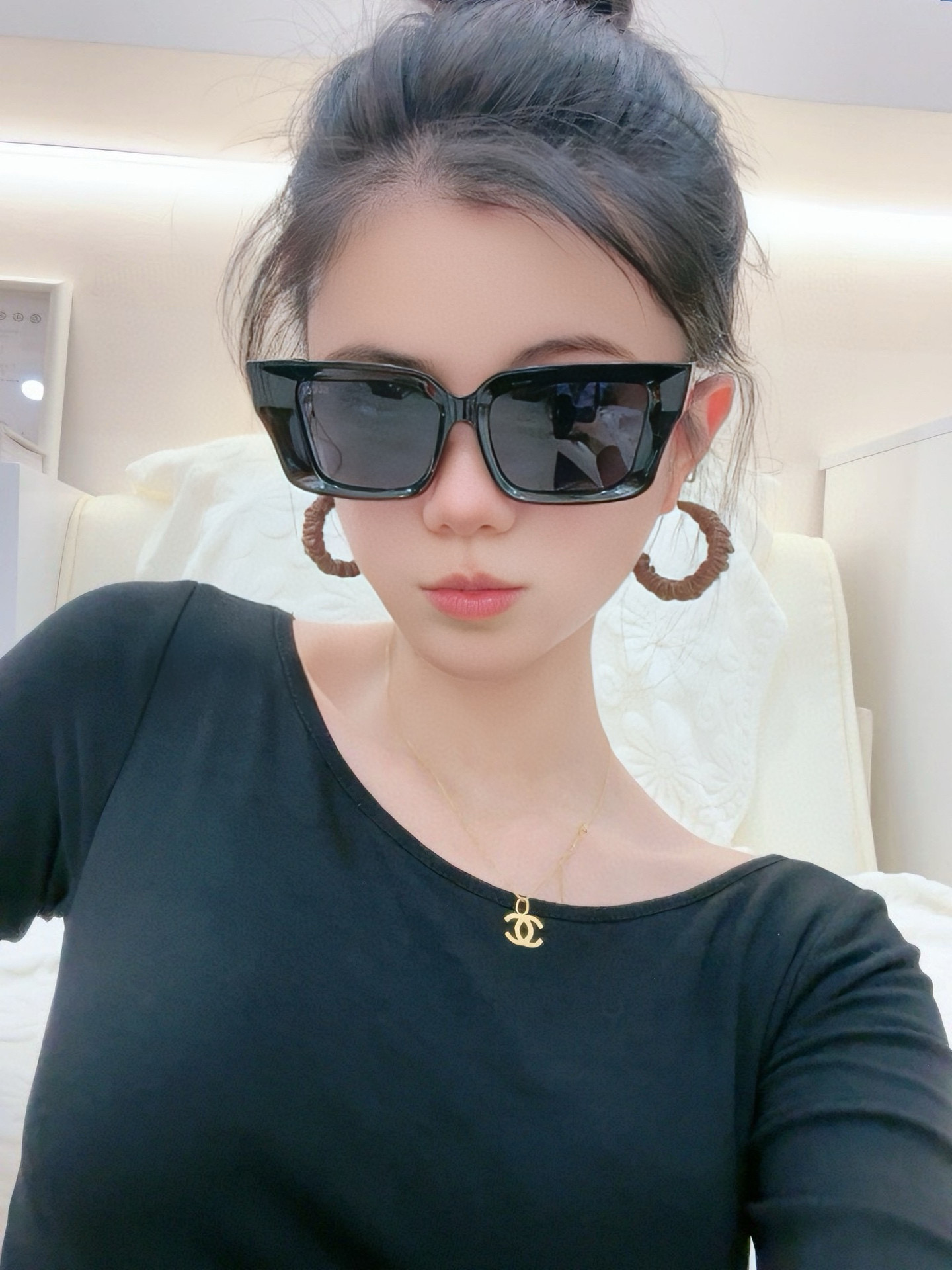 🔺 【GUCCI】2025开春新款 潮流爆款 时尚方框太阳镜 高品质 佩戴舒适 网红潮款墨镜 型号：G